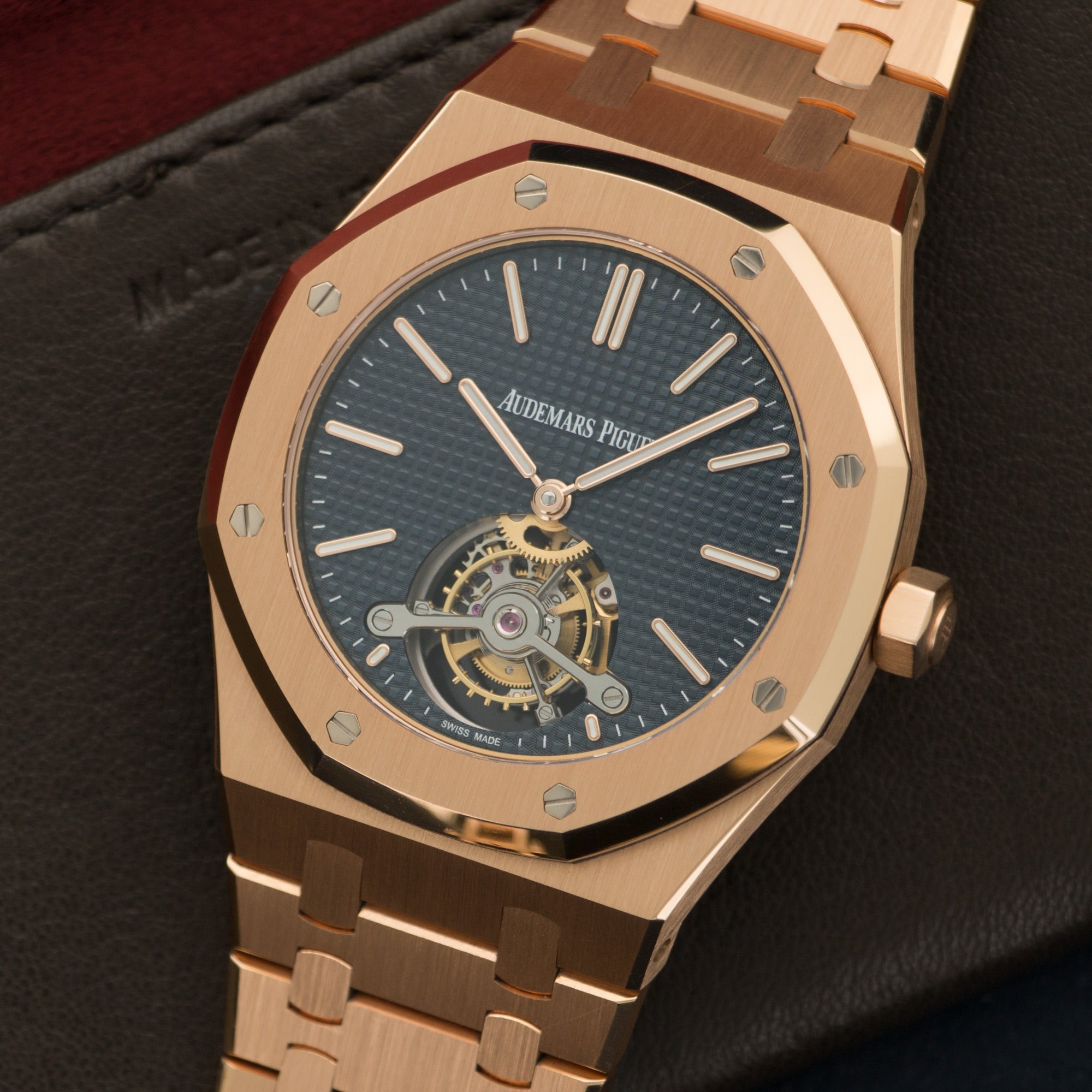 Audemars Piguet - Audemars Piguet Rose Gold Royal Oak Tourbillon Watch Ref. 26510 - The Keystone Watches