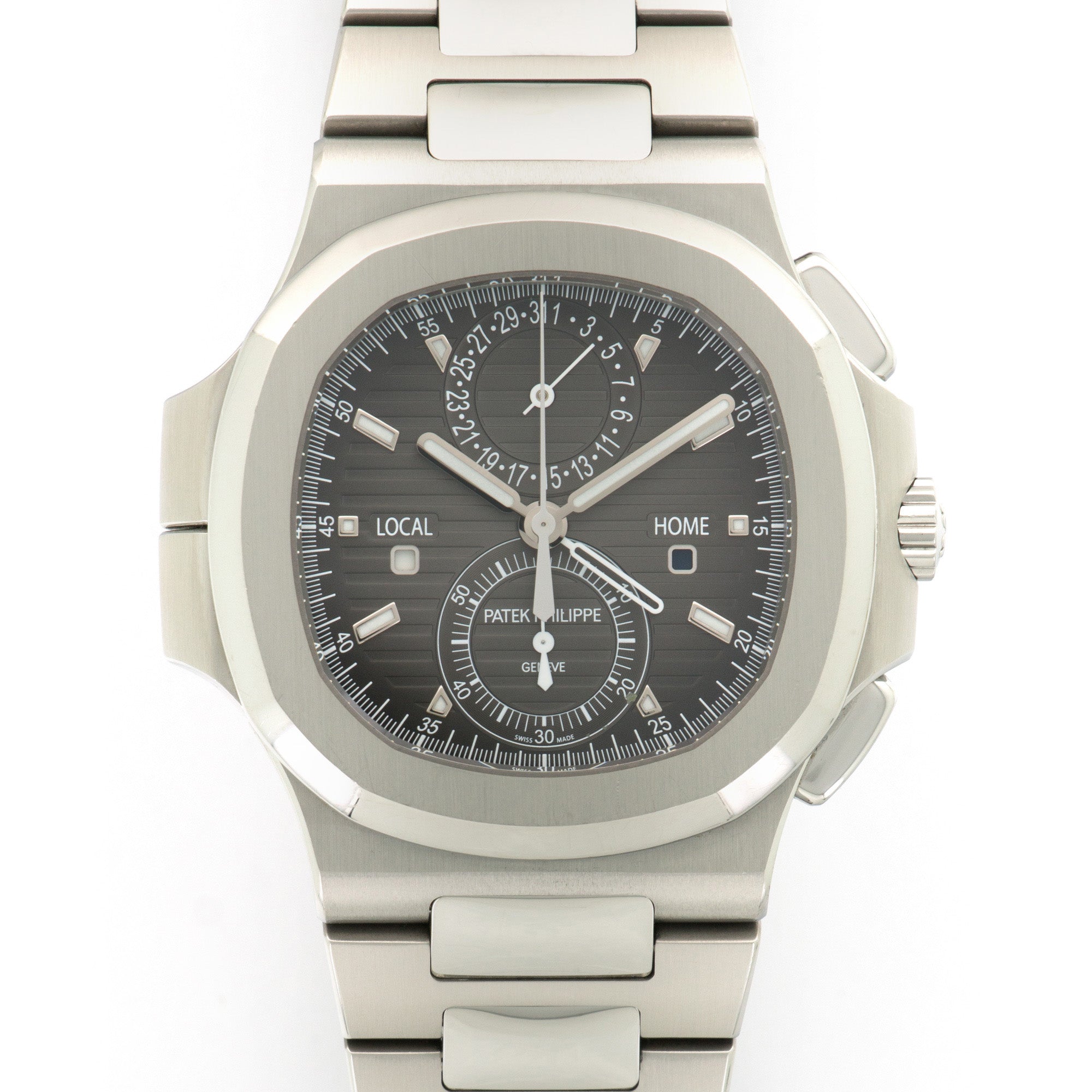 Patek Philippe - Patek Philippe Nautilus Travel Time Chronograph Watch Ref. 5990 - The Keystone Watches