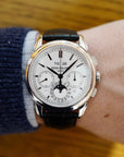 Patek Philippe - Patek Philippe White Gold Perpetual Calendar Chronograph Watch Ref. 5270 - The Keystone Watches