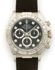 Rolex - Rolex White Gold Daytona Baguette Diamond Watch Ref. 116589 - The Keystone Watches