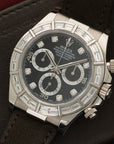 Rolex - Rolex White Gold Daytona Baguette Diamond Watch Ref. 116589 - The Keystone Watches