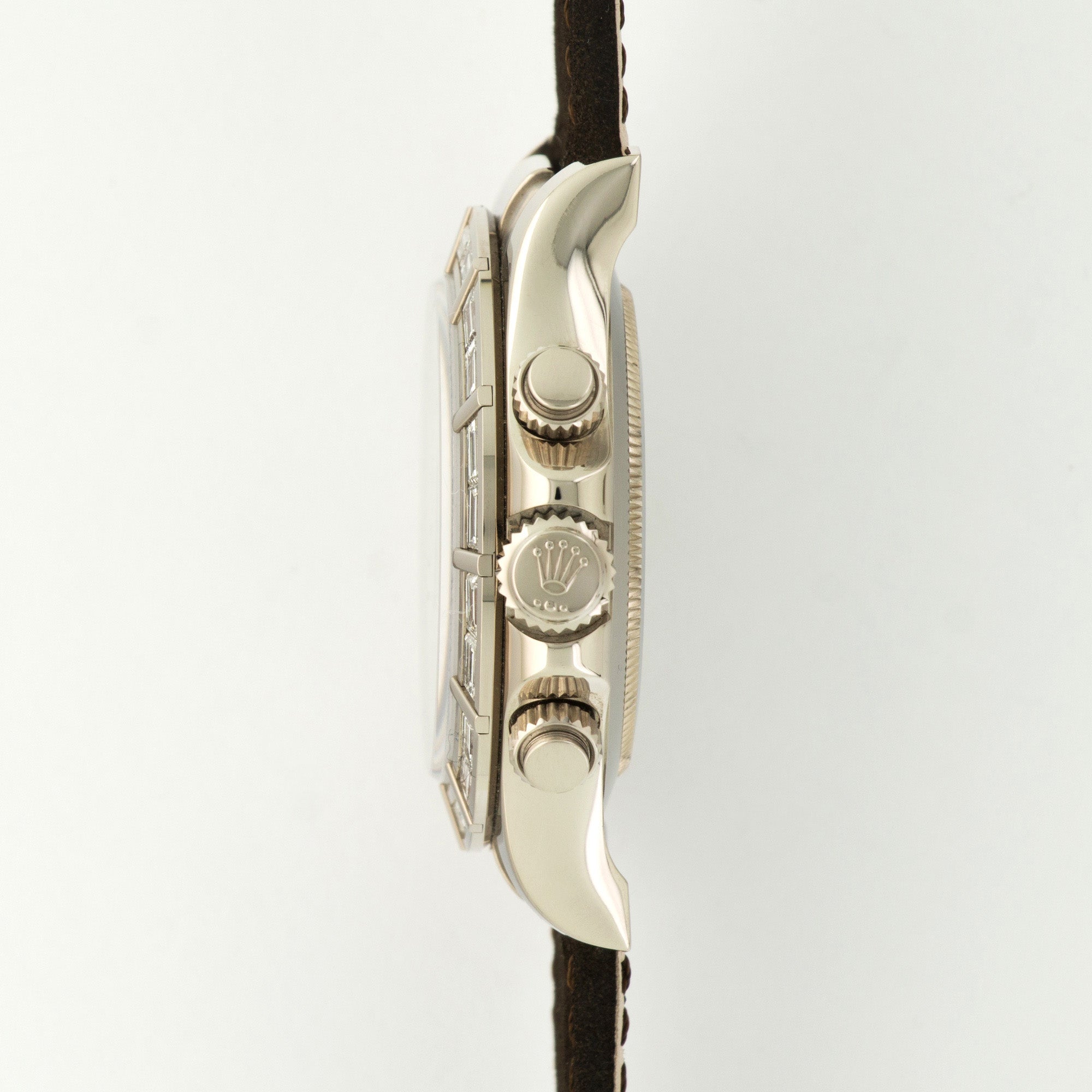 Rolex - Rolex White Gold Daytona Baguette Diamond Watch Ref. 116589 - The Keystone Watches