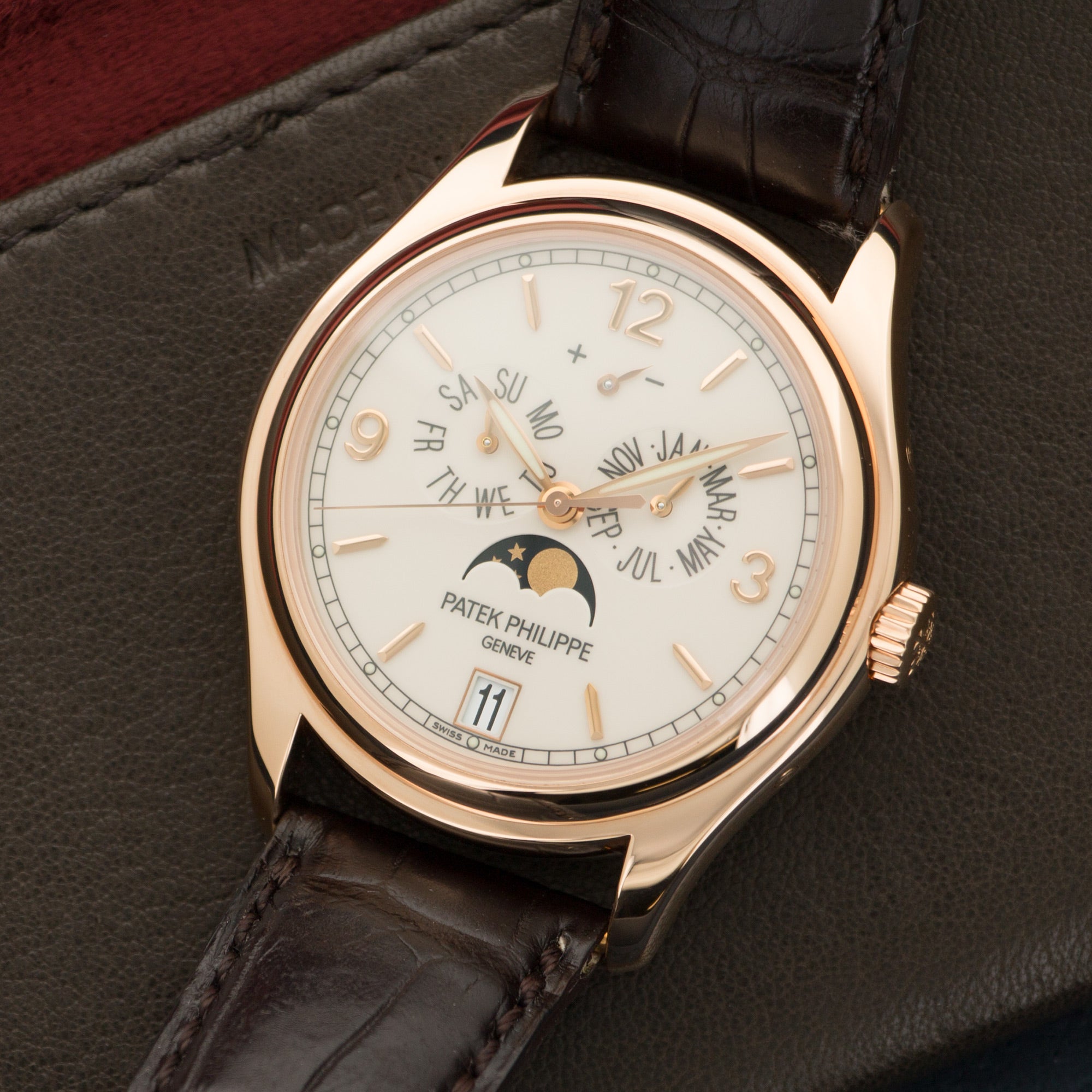 Patek Philippe - Patek Philippe Rose Gold Annual Calendar Watch Ref. 5146 - The Keystone Watches