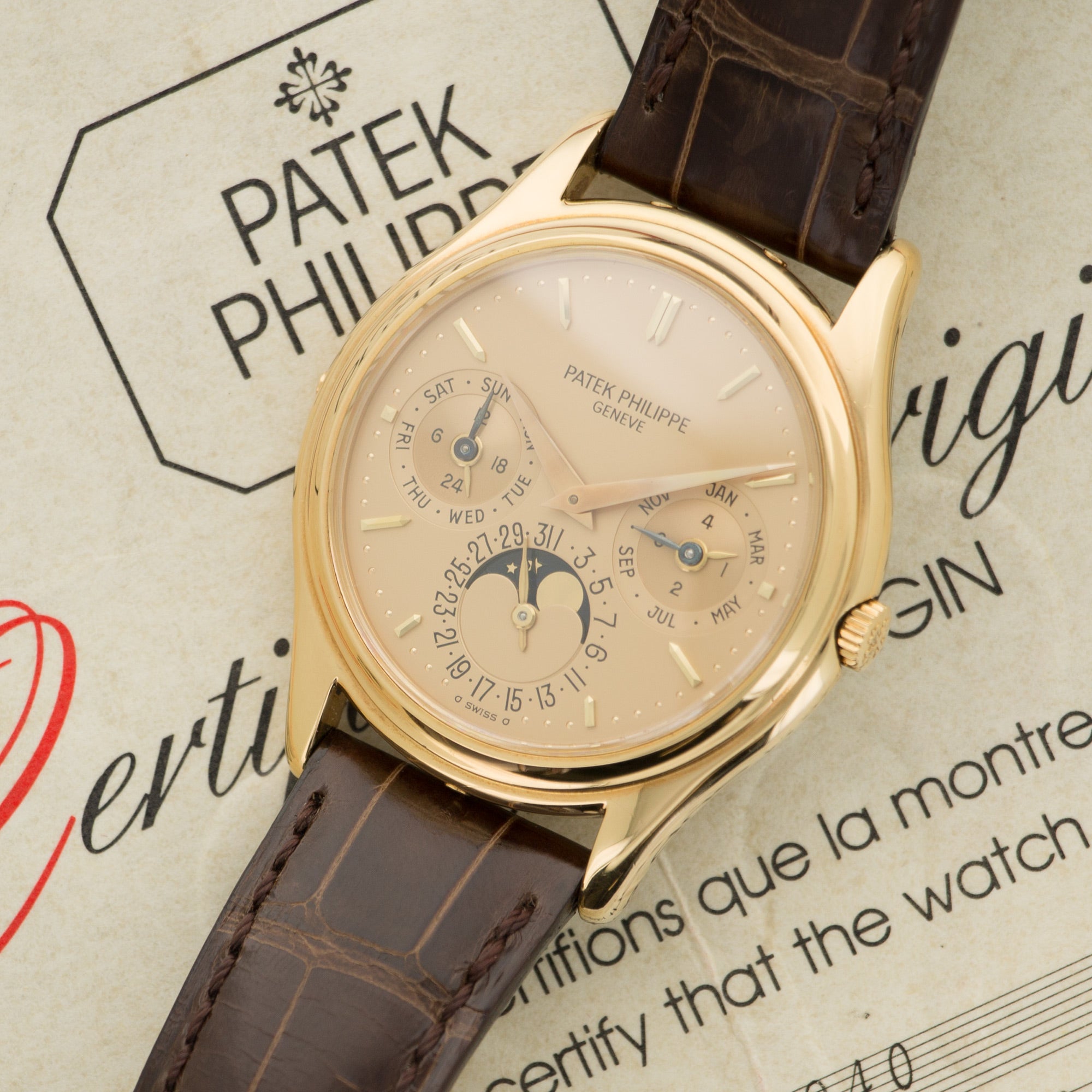 Patek Philippe - Patek Philippe Yellow Gold Perpetual Calendar Watch Ref. 3940 - The Keystone Watches