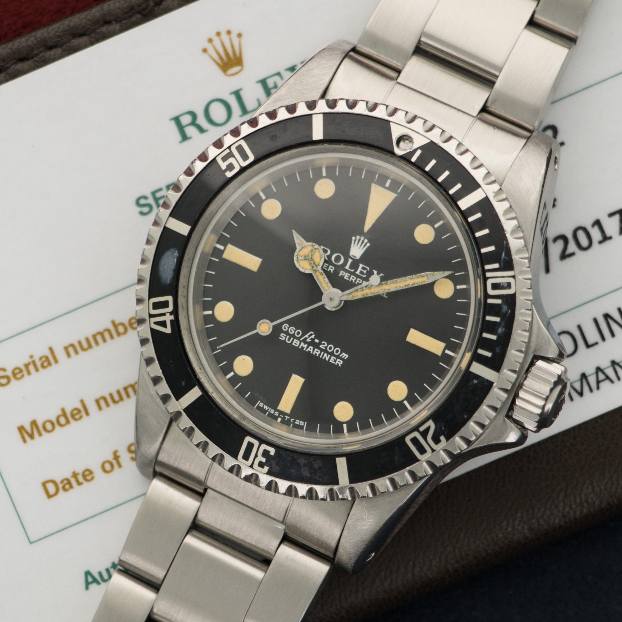 Rolex - Rolex Steel Submariner Non-Comex Gas Escape Watch Ref. 5514 - The Keystone Watches