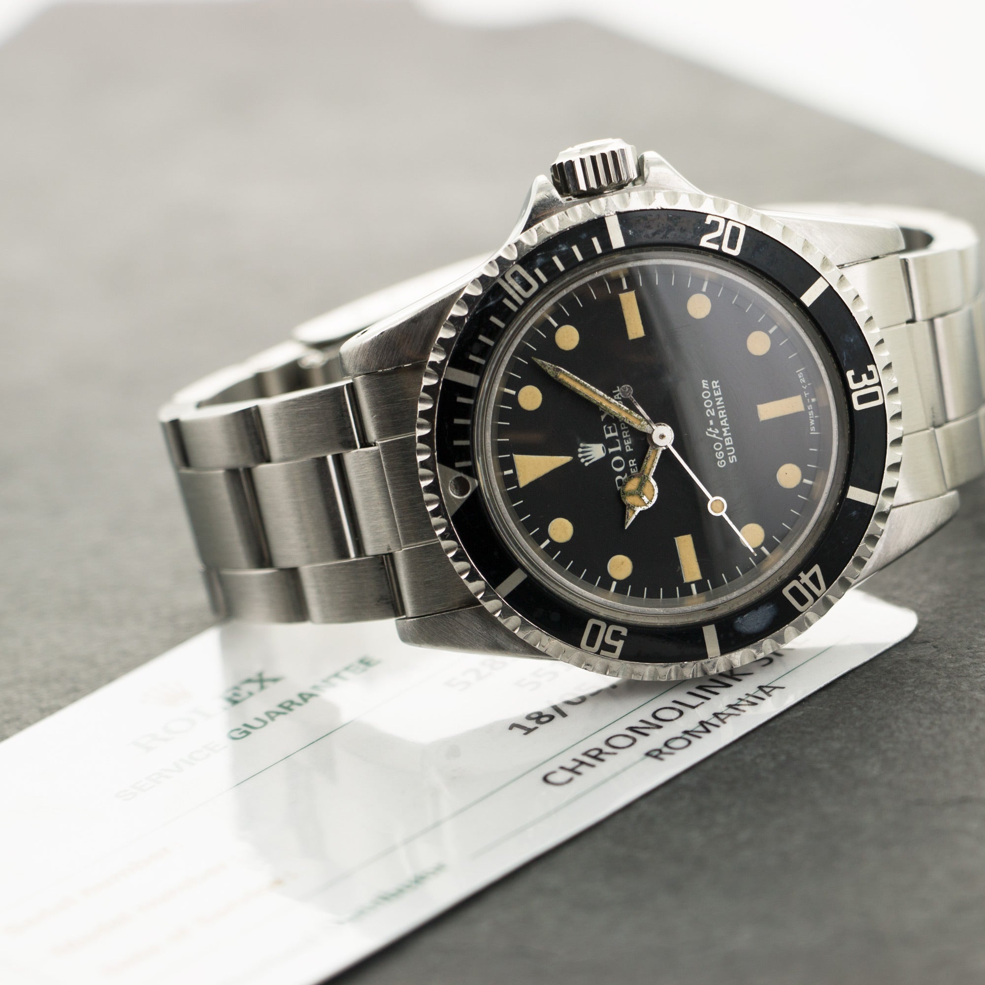 Rolex - Rolex Steel Submariner Non-Comex Gas Escape Watch Ref. 5514 - The Keystone Watches