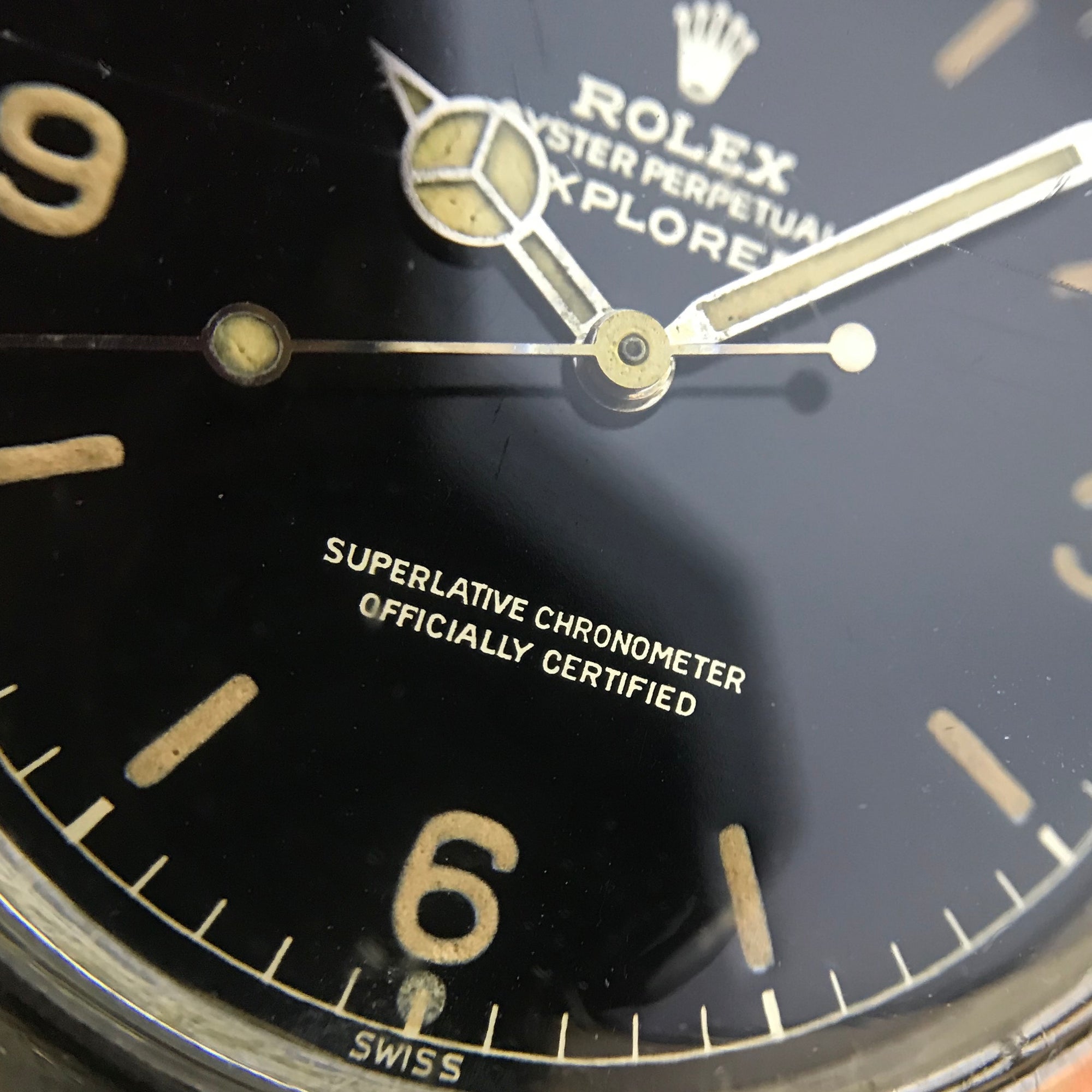 Rolex - Rolex Steel Explorer Chapter Ring Gilt Dial Watch Ref. 1016 - The Keystone Watches
