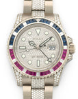 Rolex - Rolex White Gold GMT-Master II Sapphire Ruby Diamond Watch Ref. 116759 - The Keystone Watches