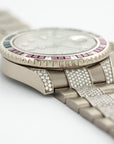 Rolex - Rolex White Gold GMT-Master II Sapphire Ruby Diamond Watch Ref. 116759 - The Keystone Watches