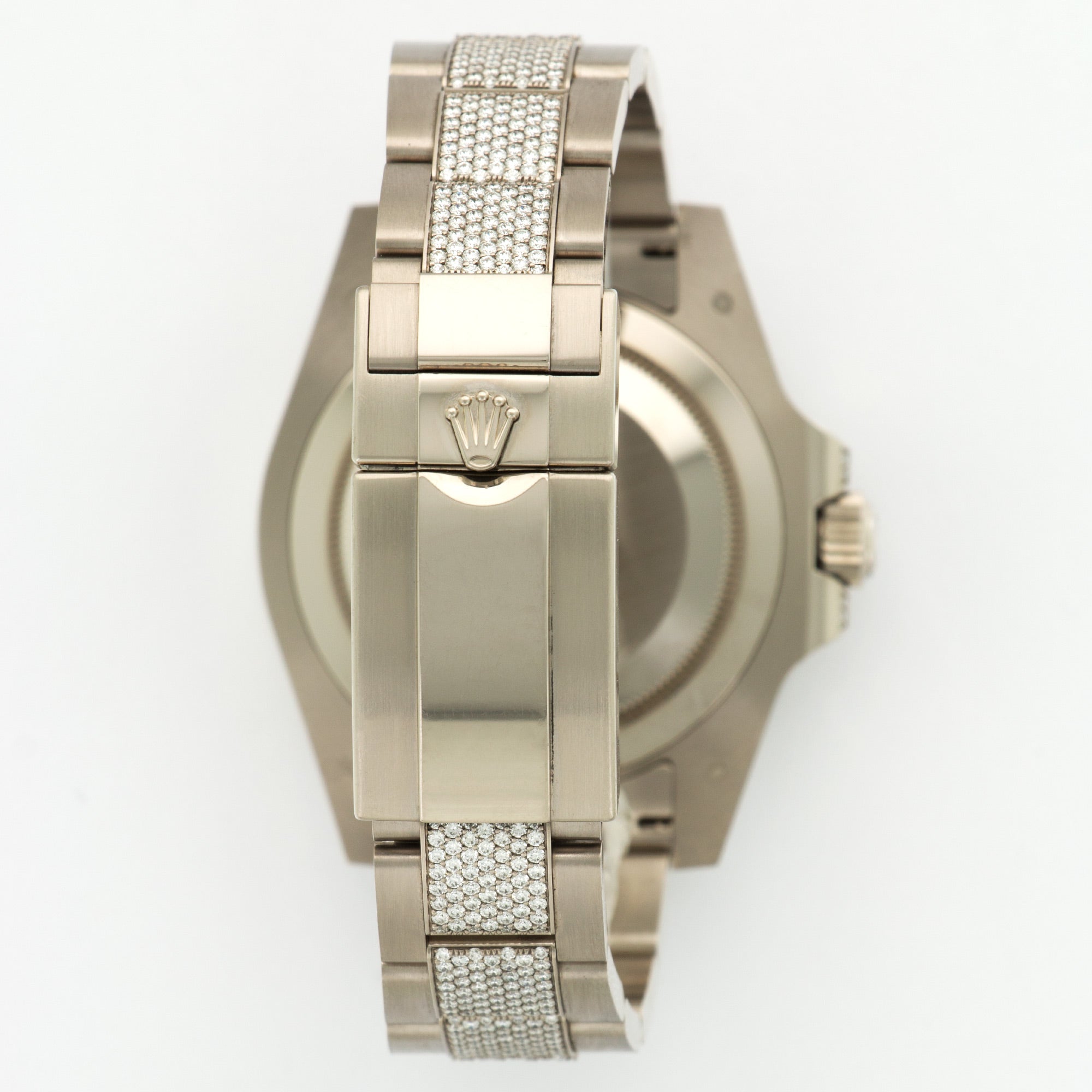 Rolex - Rolex White Gold GMT-Master II Sapphire Ruby Diamond Watch Ref. 116759 - The Keystone Watches