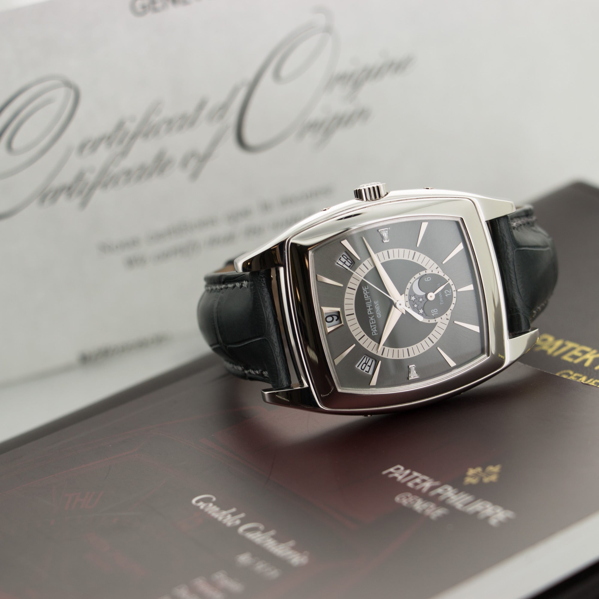 Patek Philippe - Patek Philippe Platinum Gondolo Tiffany & Co. Ref. 5135 - The Keystone Watches