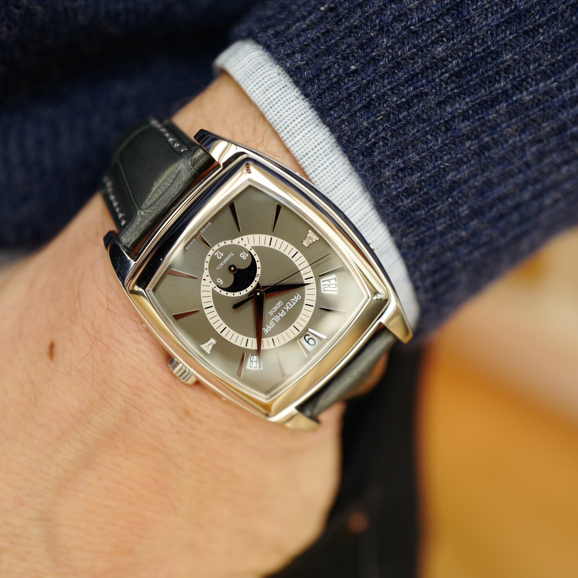 Patek Philippe - Patek Philippe Platinum Gondolo Tiffany & Co. Ref. 5135 - The Keystone Watches