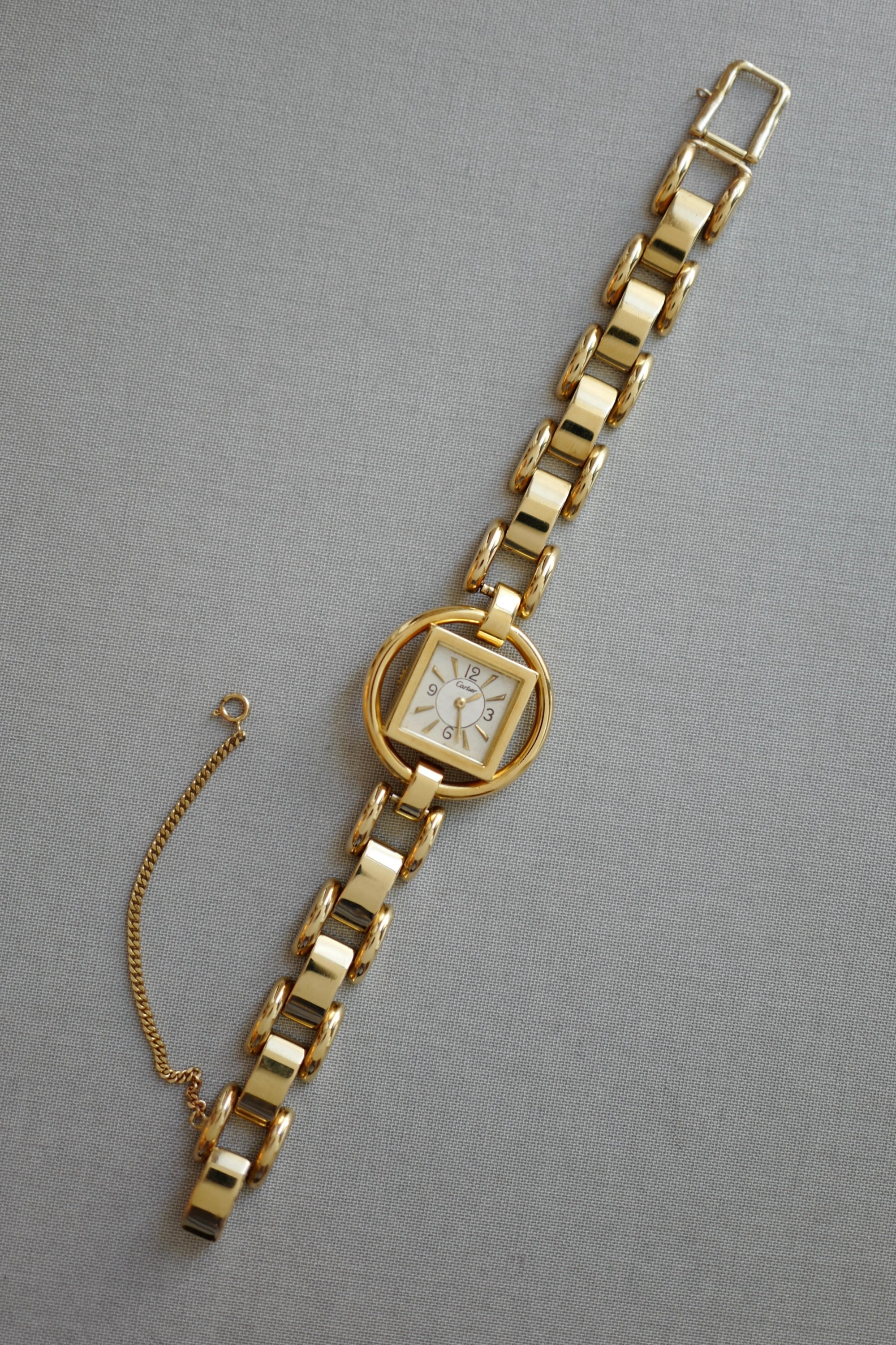 Cartier - Cartier Yellow Gold Unusual Bracelet Watch - The Keystone Watches