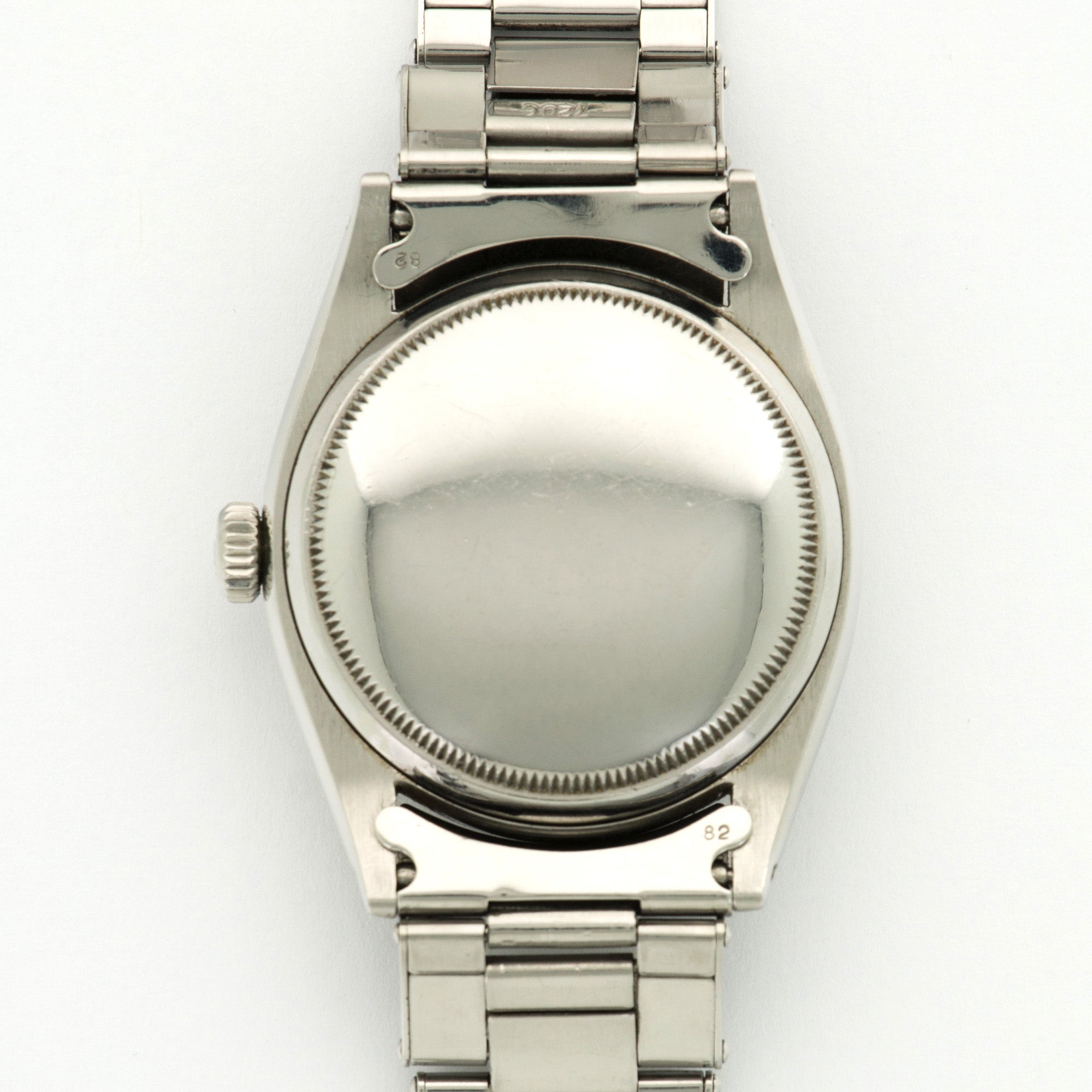 Rolex - Rolex Stainless Steel Explorer Black Gilt Ref. 6352 - The Keystone Watches