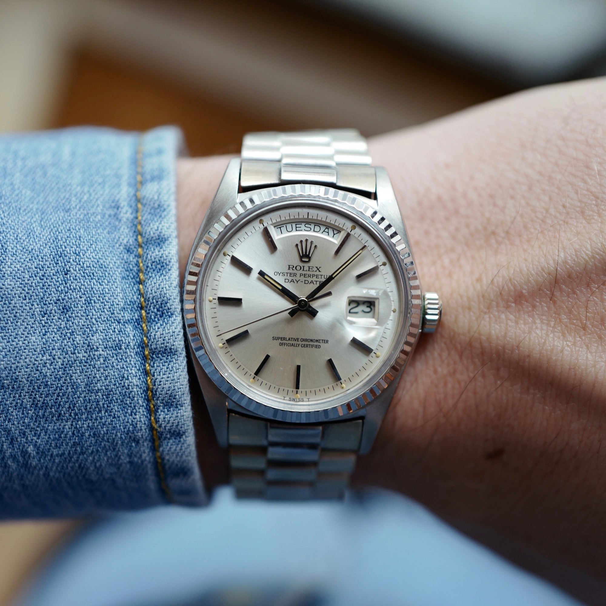 Rolex - Rolex White Gold Day-Date Watch Ref. 1803 - The Keystone Watches