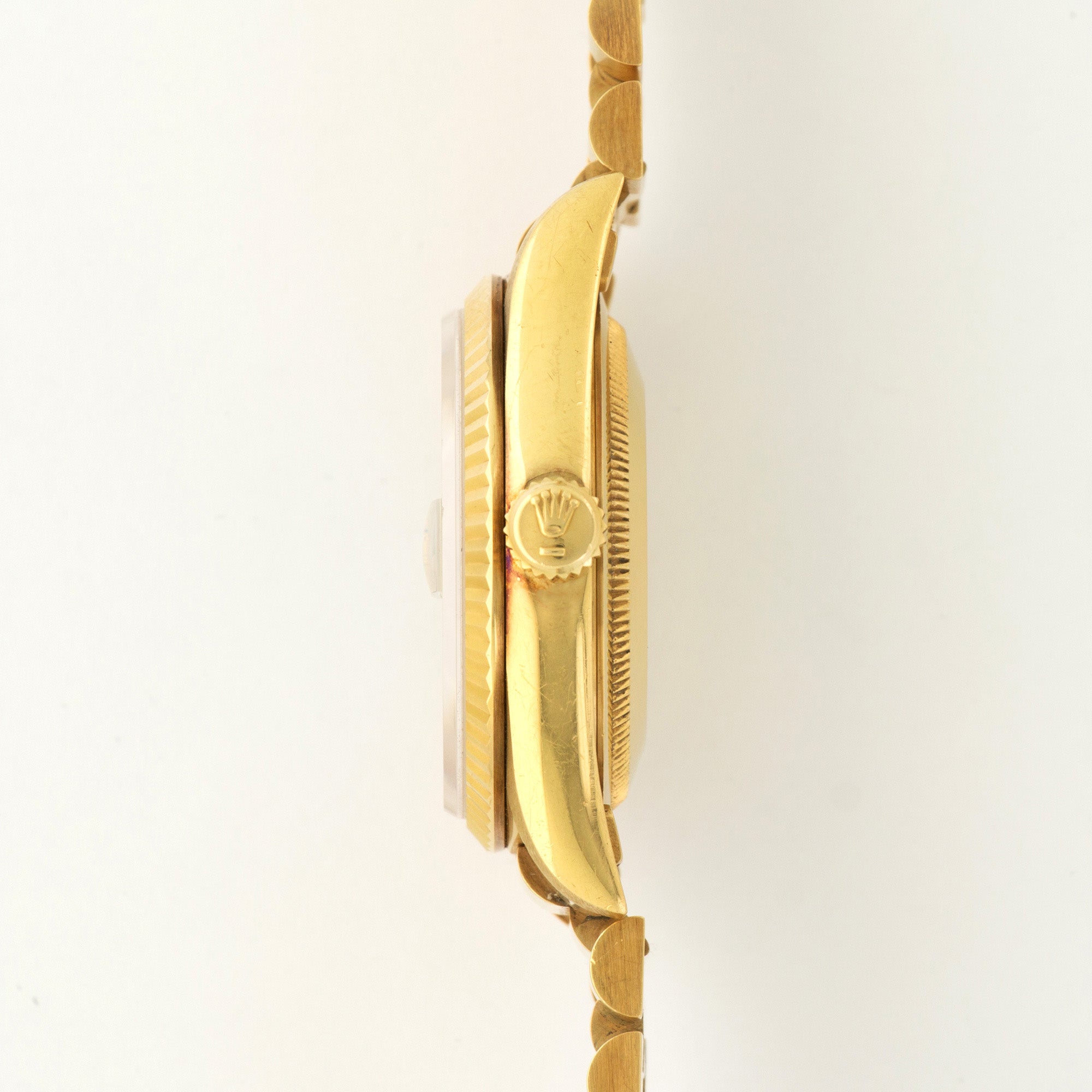 Rolex - Rolex Yellow Gold Jurassic Day-Date Fossil Dial Watch Ref. 18238 - The Keystone Watches