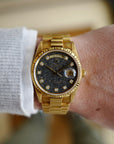 Rolex - Rolex Yellow Gold Jurassic Day-Date Fossil Dial Watch Ref. 18238 - The Keystone Watches