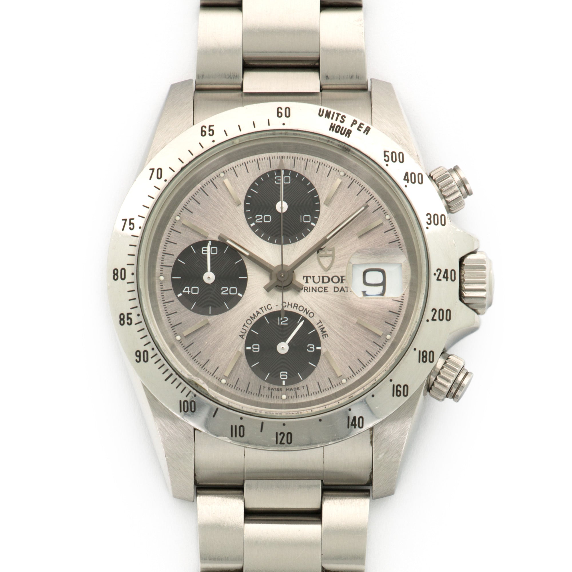Tudor - Tudor Steel Prince Date Chrono Watch, ref. 79280 with Original Bucherer Papers - The Keystone Watches