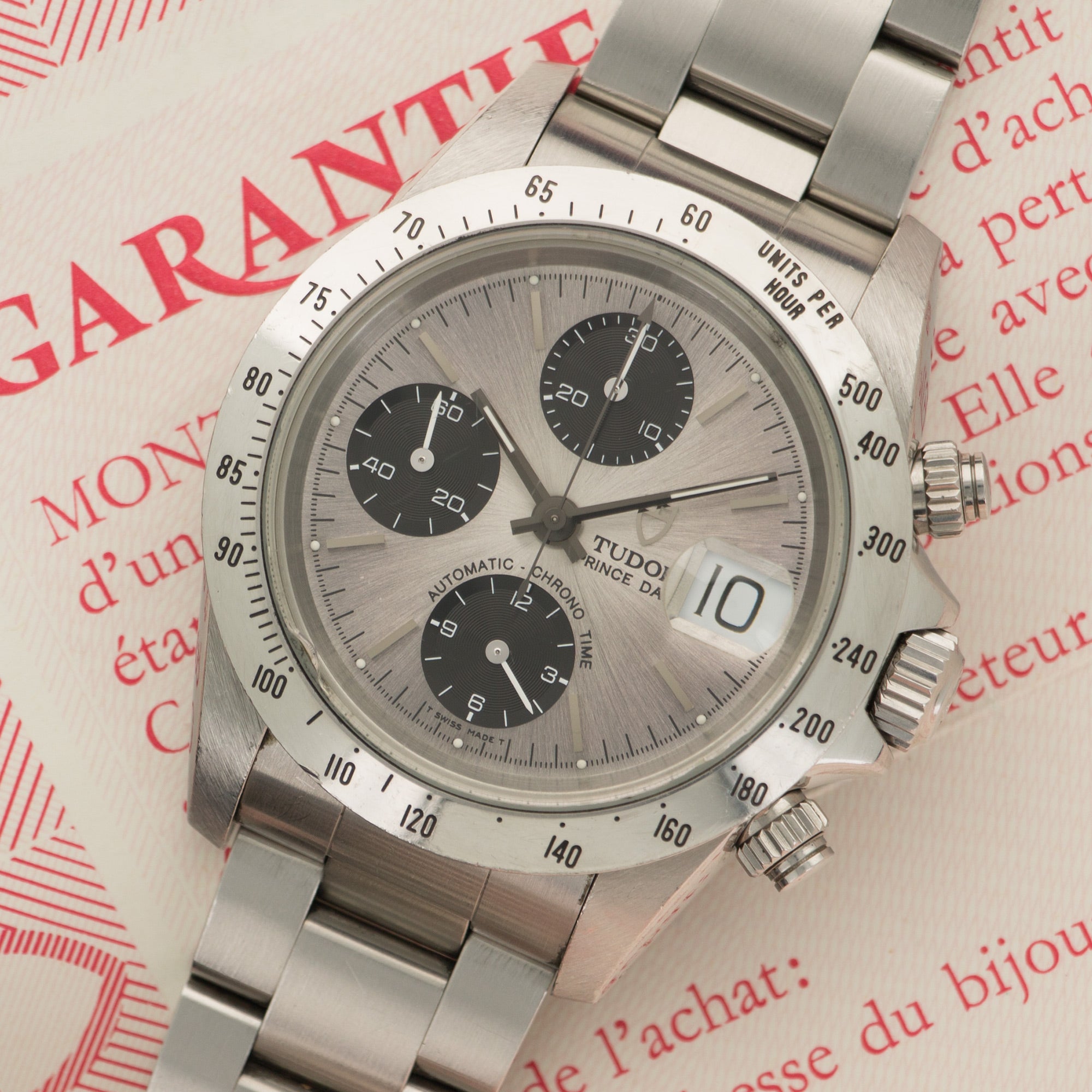 Tudor - Tudor Steel Prince Date Chrono Watch, ref. 79280 with Original Bucherer Papers - The Keystone Watches