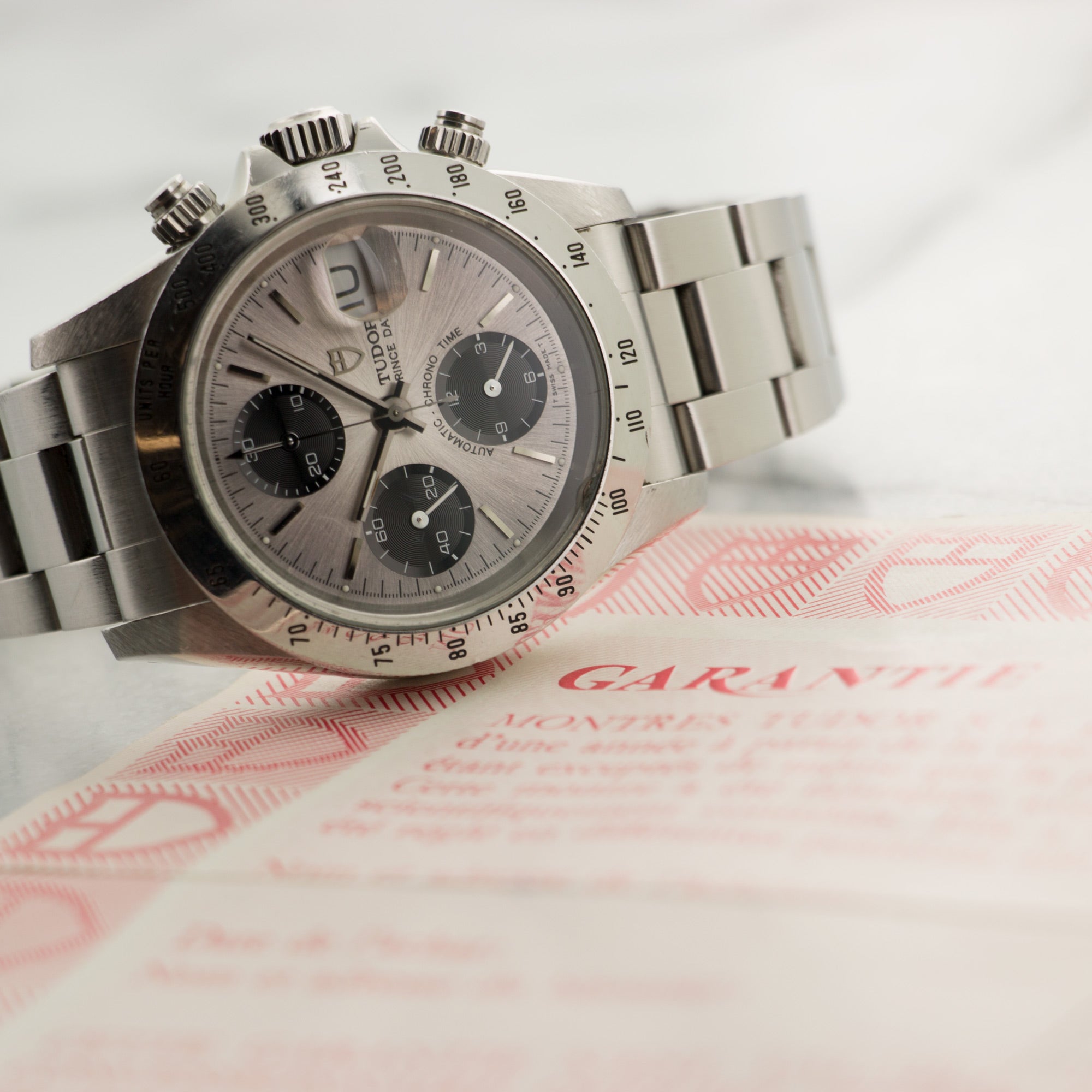 Tudor - Tudor Steel Prince Date Chrono Watch, ref. 79280 with Original Bucherer Papers - The Keystone Watches