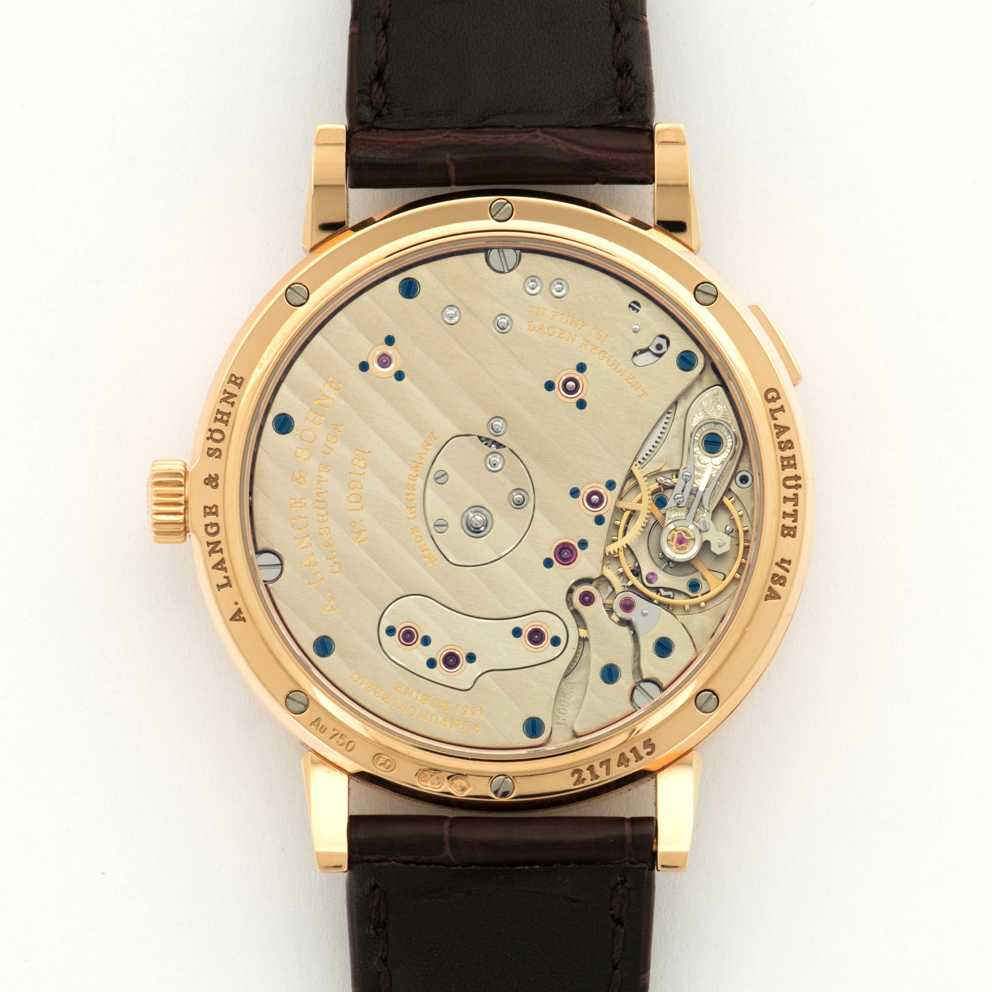 A. Lange & Sohne - A. Lange & Sohne Rose Gold Grand Lange 1 Moonphase Watch Ref. 139.032 - The Keystone Watches