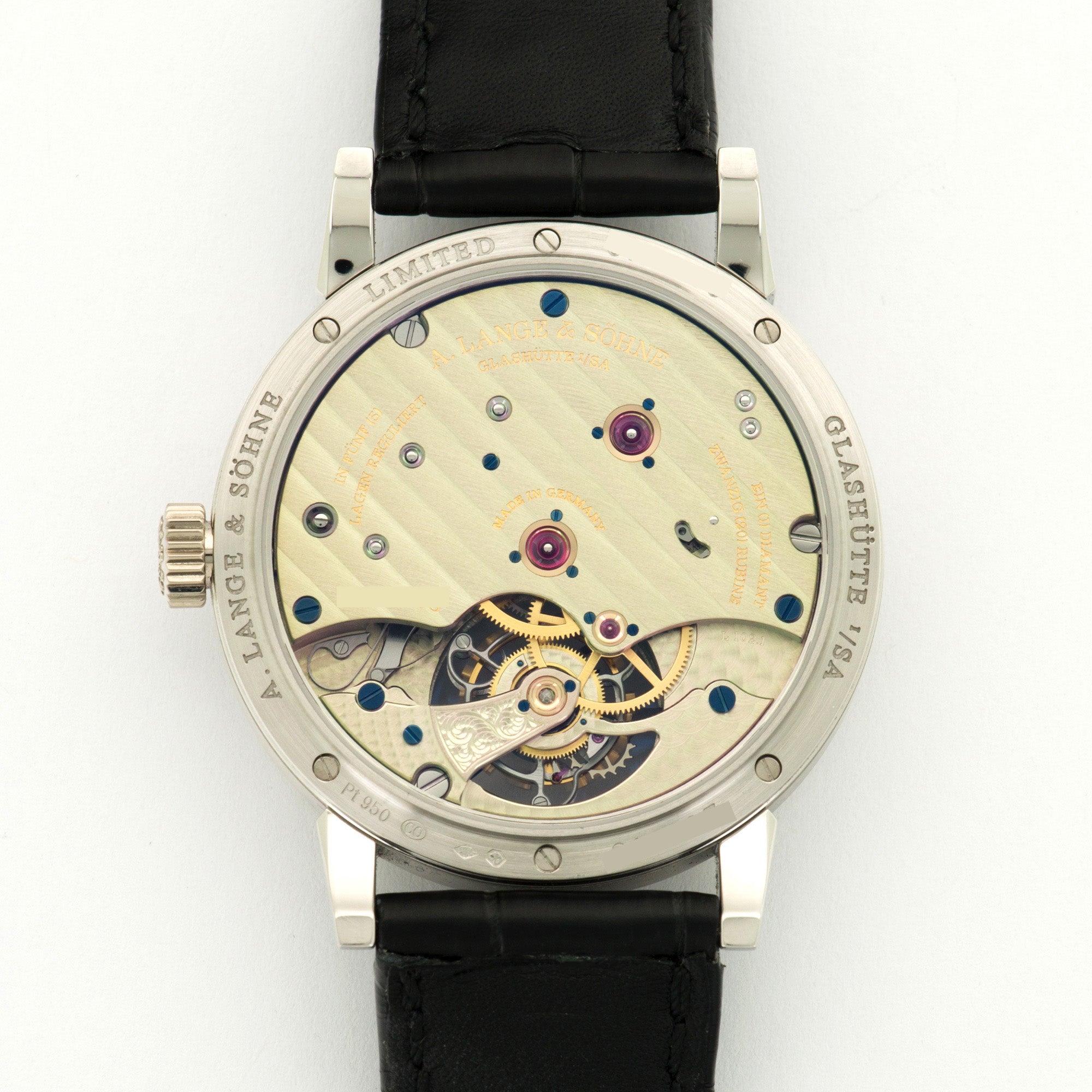 A. Lange & Sohne - A. Lange & Sohne Platinum 1815 Tourbillon Watch Ref. 730.025 - The Keystone Watches
