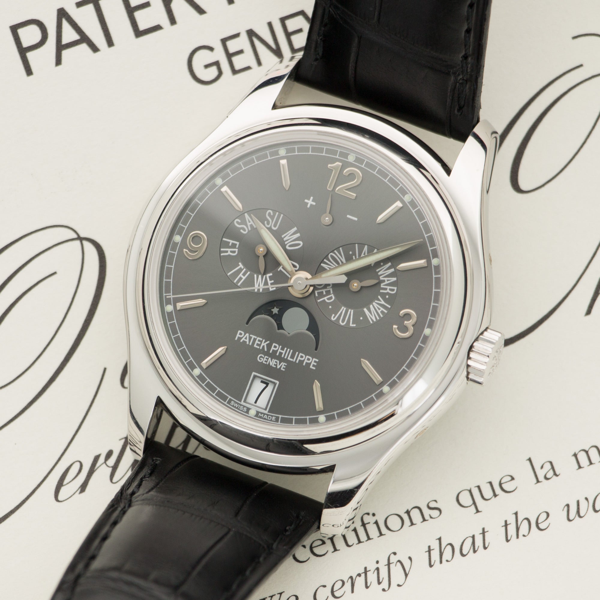 Patek Philippe - Patek Philippe White Gold Annual Calendar Ref. 5146 - The Keystone Watches