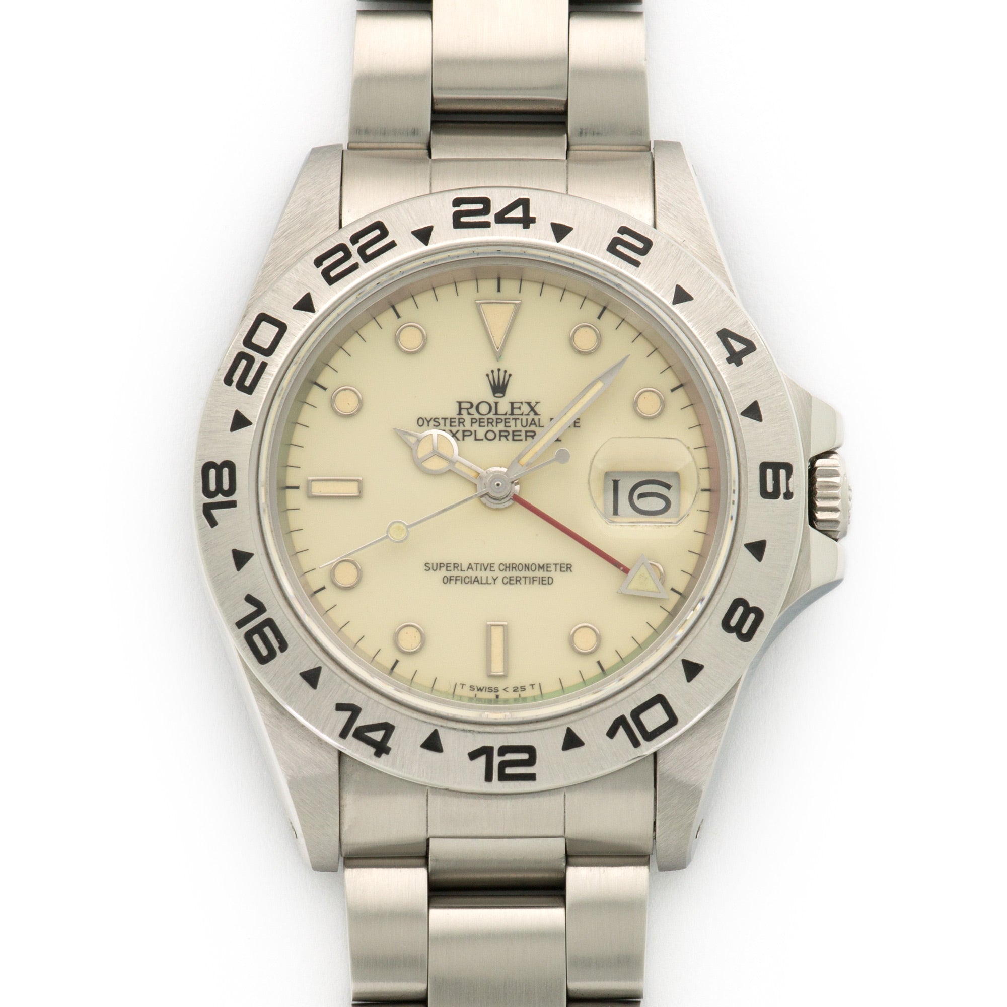 Rolex - Rolex Steel Explorer II Cream Dial Watch Ref. 16550 - The Keystone Watches