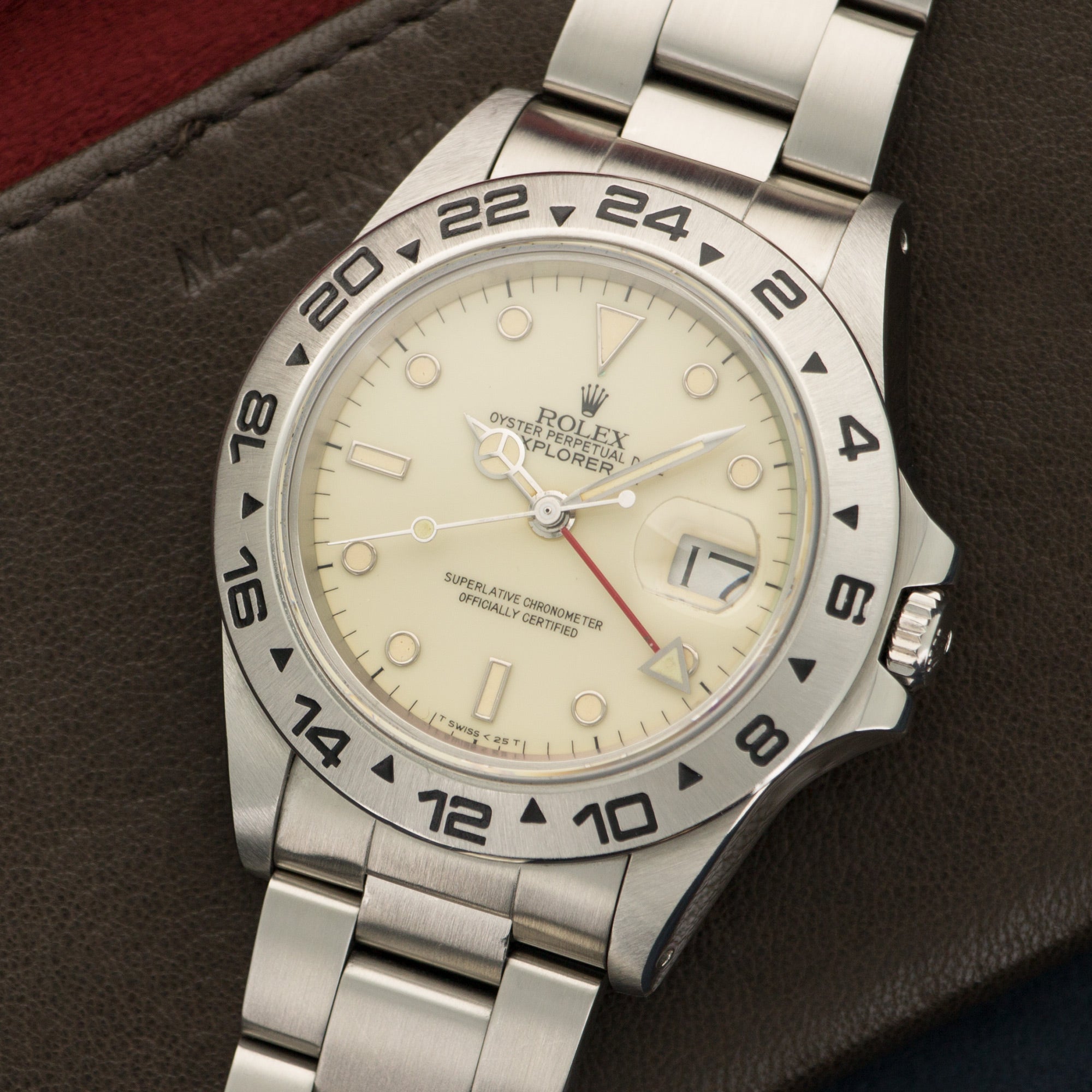 Rolex - Rolex Steel Explorer II Cream Dial Watch Ref. 16550 - The Keystone Watches