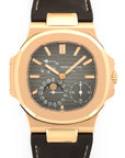 Patek Philippe - Patek Philippe Rose Gold Nautilus Moonphase Watch Ref. 5712R - The Keystone Watches