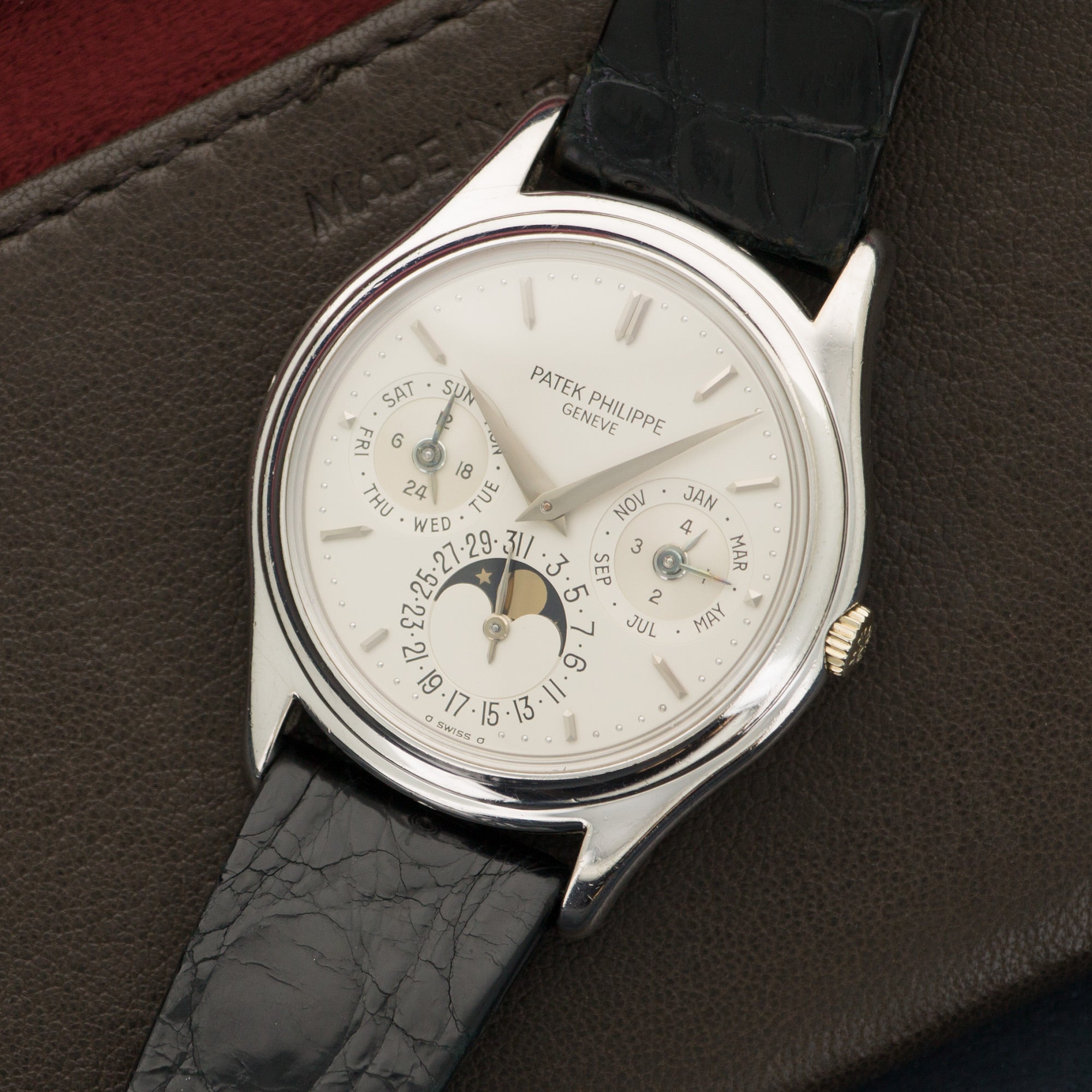 Patek Philippe - Patek Philippe White Gold Perpetual Calendar Watch Ref. 3940 - The Keystone Watches