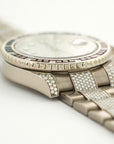 Rolex - Rolex White Gold GMT-Master II Sapphire Ruby Diamond Watch Ref. 116759 - The Keystone Watches