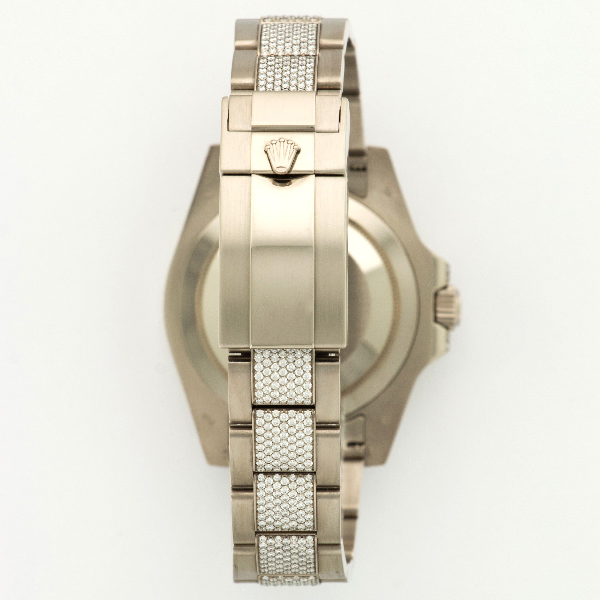 Rolex - Rolex White Gold GMT-Master II Sapphire Ruby Diamond Watch Ref. 116759 - The Keystone Watches
