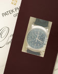 Patek Philippe - Unworn Patek Philippe Platinum Chronograph Ref. 5070 in Original Plastic Seal - The Keystone Watches
