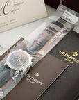Patek Philippe - Unworn Patek Philippe Platinum Chronograph Ref. 5070 in Original Plastic Seal - The Keystone Watches