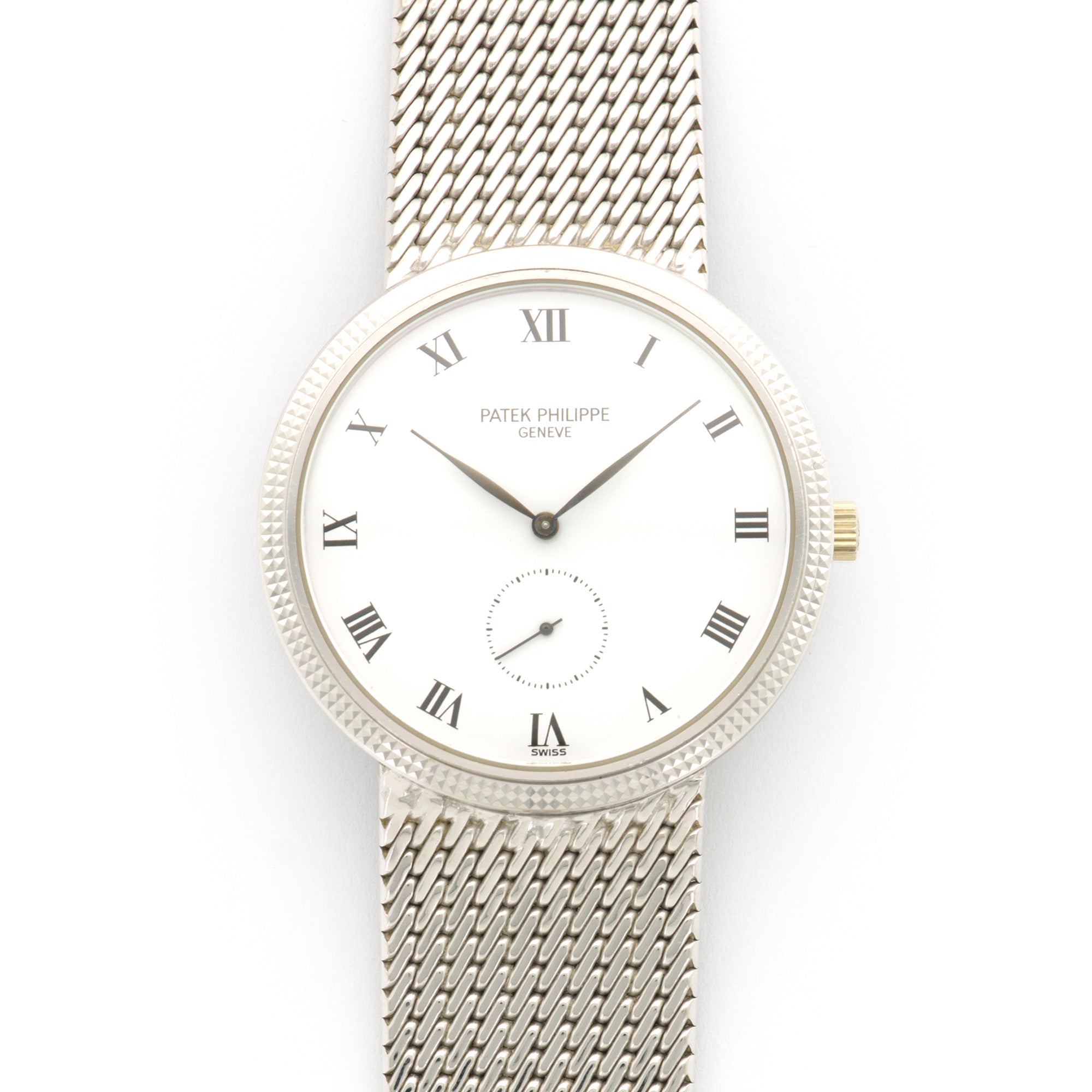 Patek Philippe - Patek Philippe White Gold Calatrava Watch Ref. 3919 - The Keystone Watches