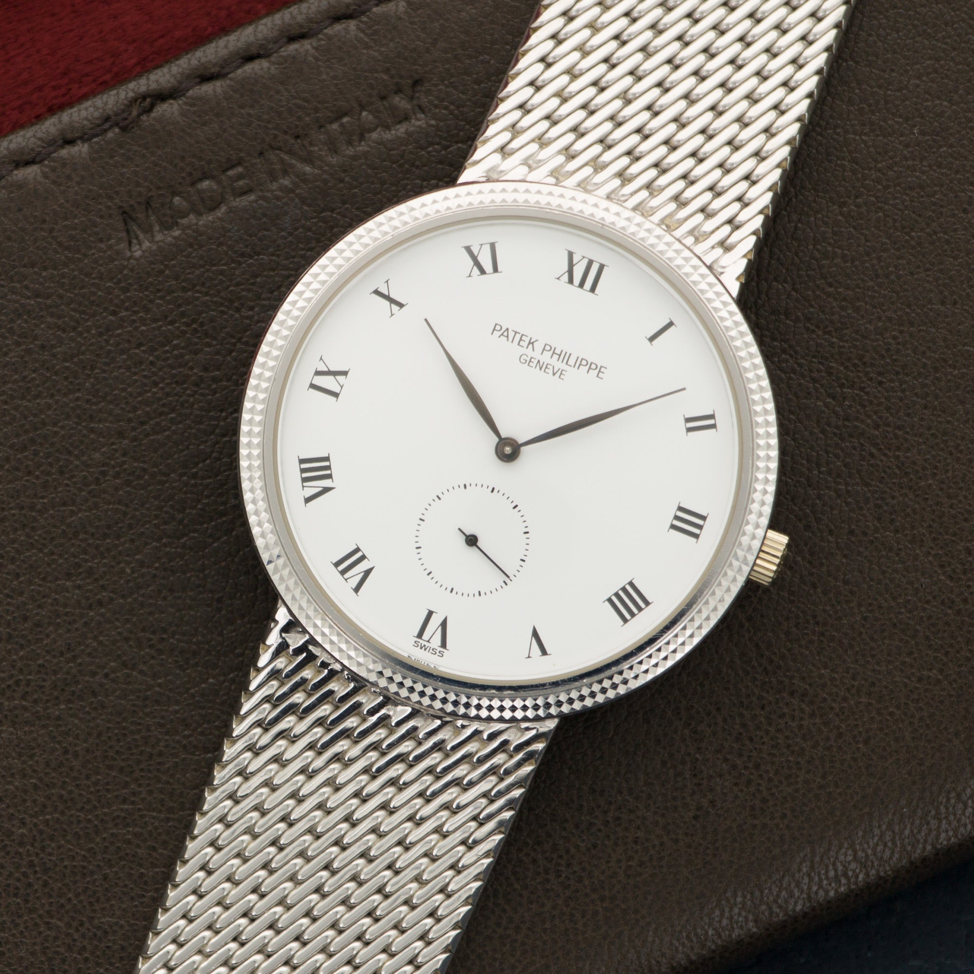 Patek Philippe - Patek Philippe White Gold Calatrava Watch Ref. 3919 - The Keystone Watches