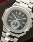 Patek Philippe - Patek Philippe Nautilus Chronograph Blue Watch Ref. 5980 - The Keystone Watches