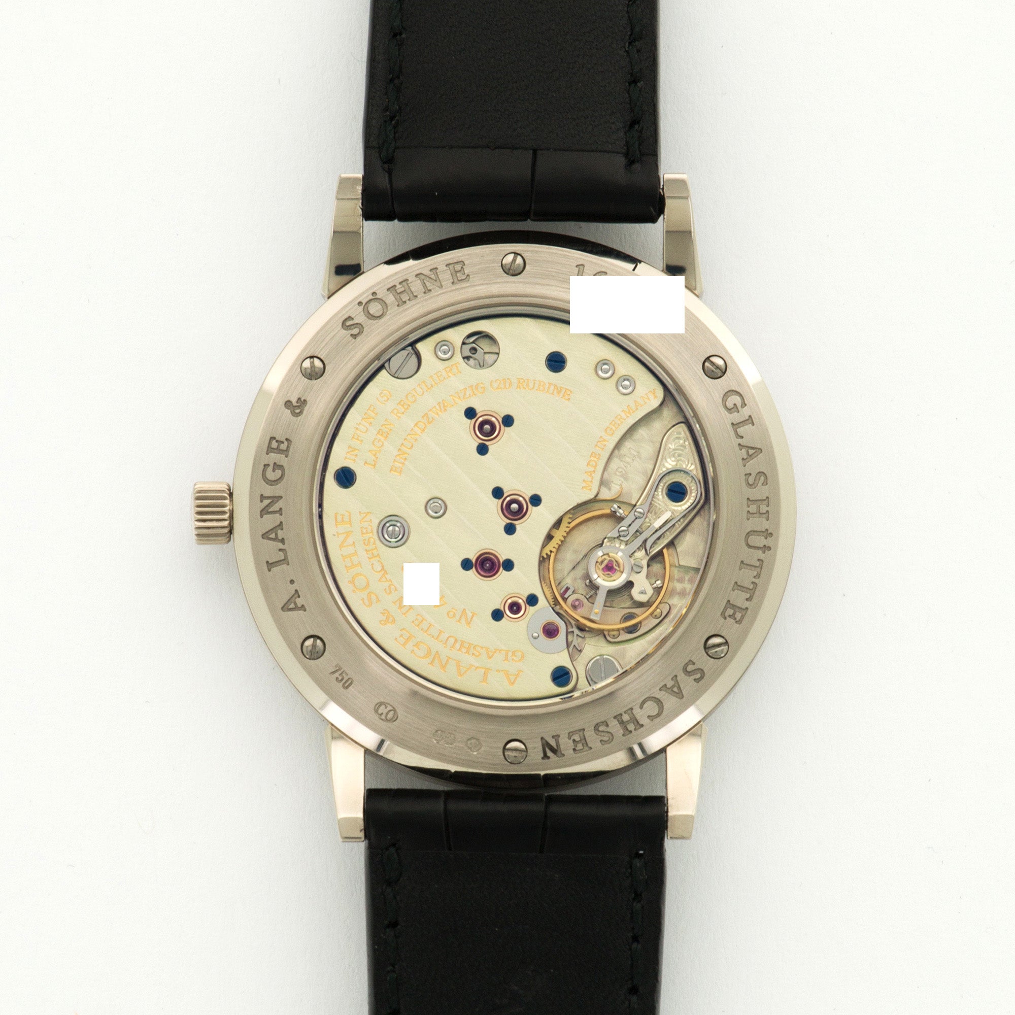 A. Lange & Sohne - A. Lange & Sohne White Gold 1815 Watch Ref. 206.029 - The Keystone Watches