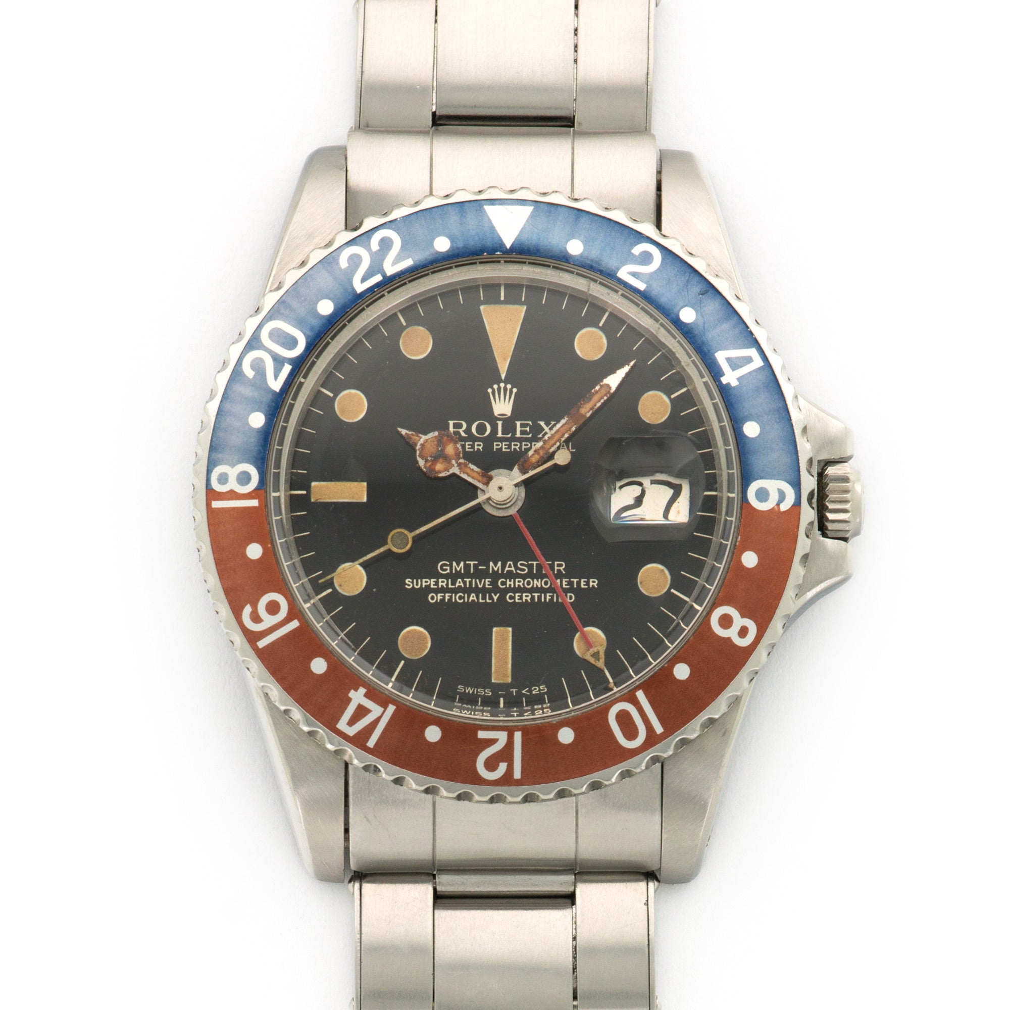 Rolex - Rolex Steel GMT-Master Gilt Dial Watch Ref. 1675 - The Keystone Watches