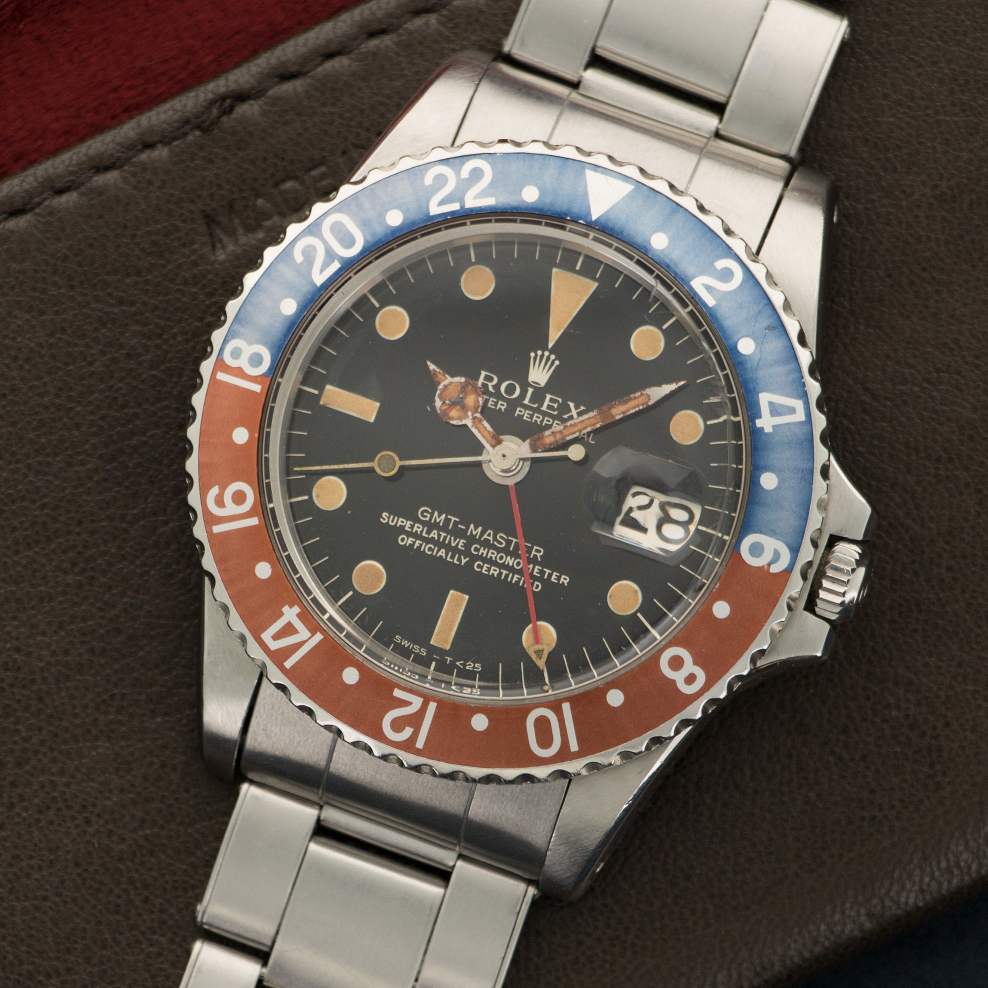 Rolex - Rolex Steel GMT-Master Gilt Dial Watch Ref. 1675 - The Keystone Watches