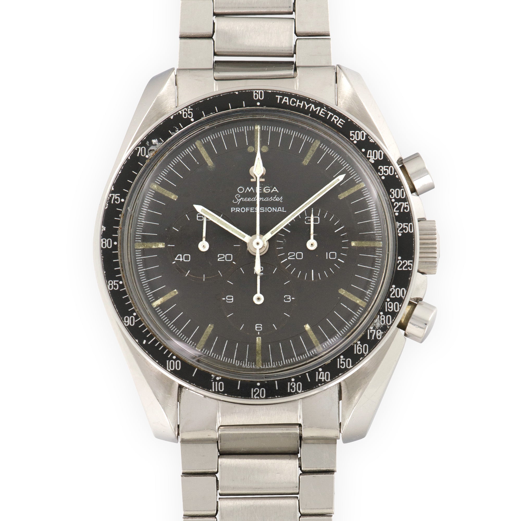 Omega - Omega Steel Speedmaster Chronograph Watch Ref. 105.012 - The Keystone Watches