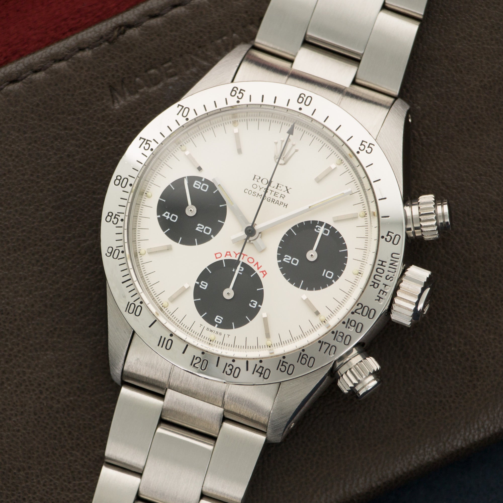 Rolex - Rolex Steel Cosmograph Daytona Big Red Watch Ref. 6265 - The Keystone Watches