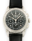 Patek Philippe - Patek Philippe Platinum Perpetual Diamond Chrono Watch Ref. 5271 - The Keystone Watches