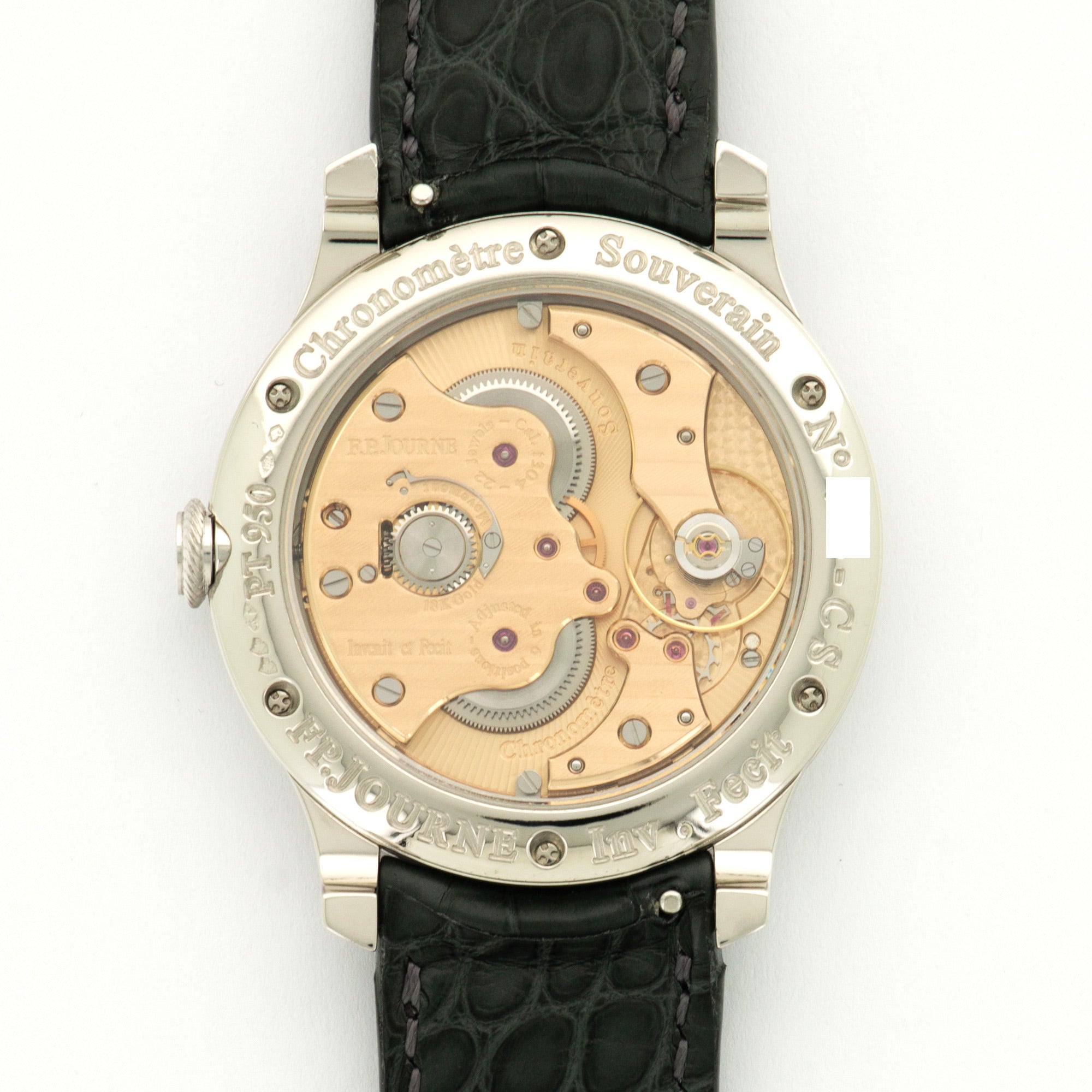 FP Journe - F.P. Journe Platinum Chronometre Souverain Watch - The Keystone Watches