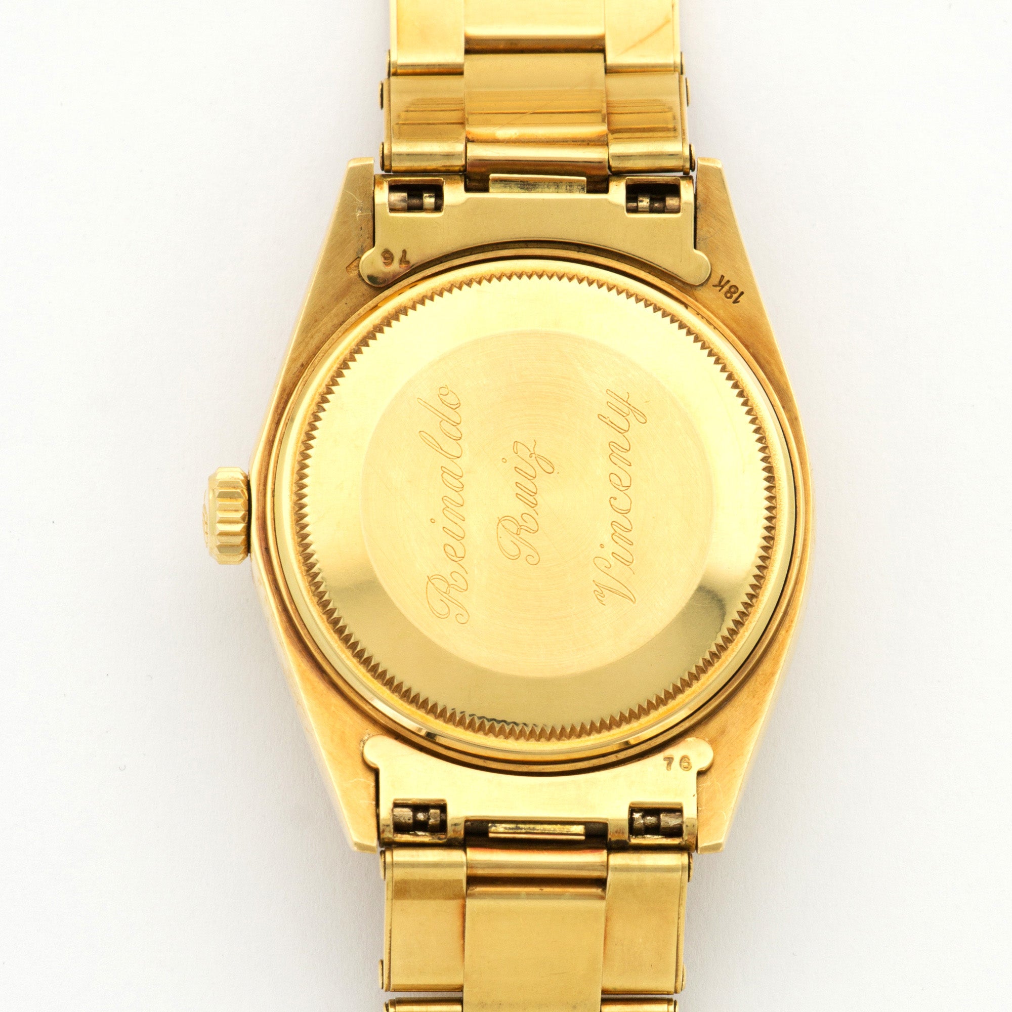 Rolex - Rolex Yellow Gold Day-Date Watch Ref. 1803 with Original Booklet - The Keystone Watches