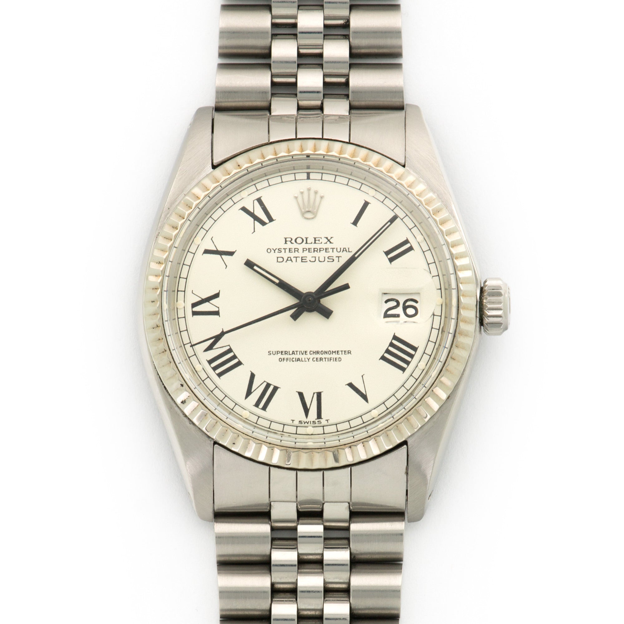 Rolex - Rolex Steel Datejust Buckley Dial Watch Ref. 1601 - The Keystone Watches