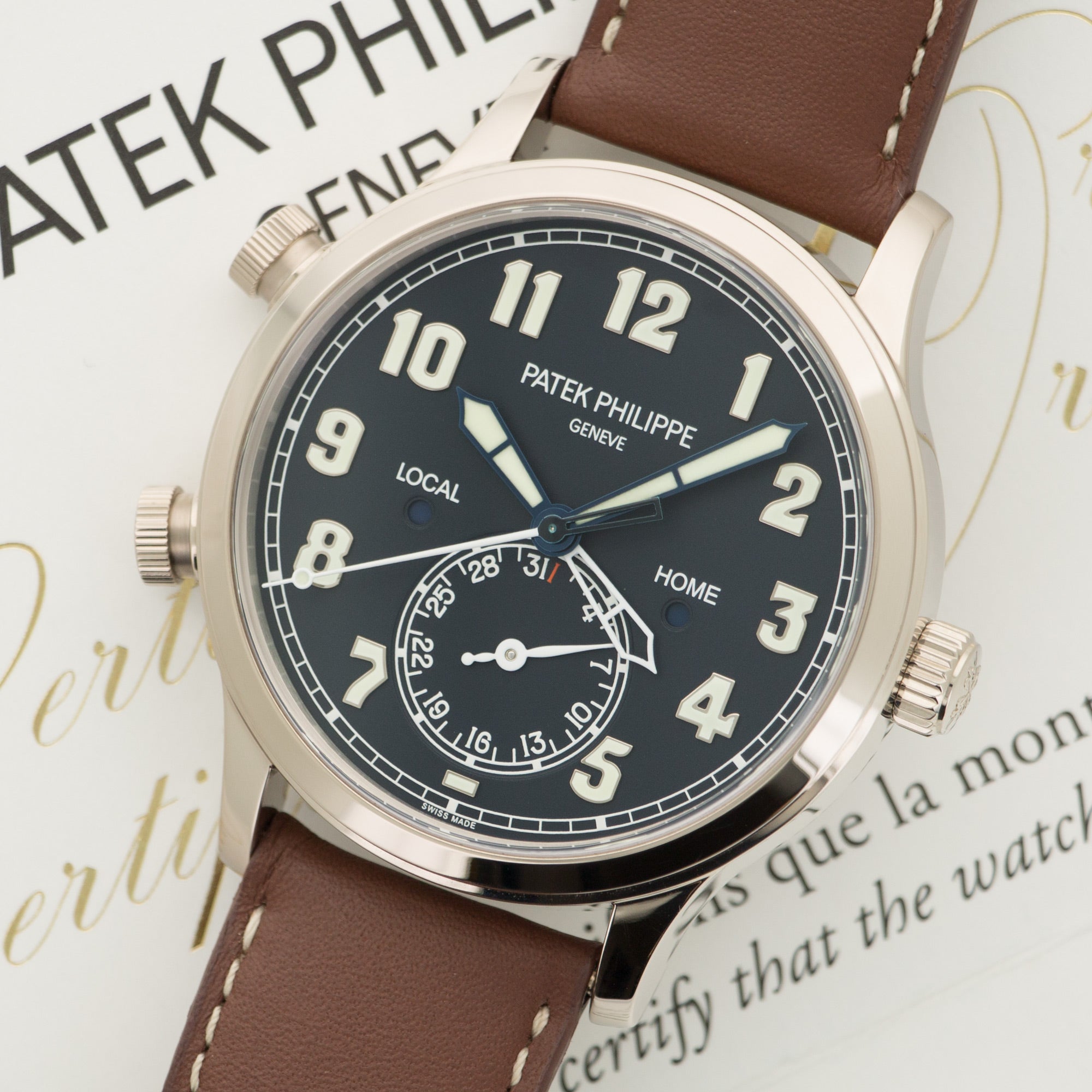 Patek Philippe - Patek Philippe White Gold Pilot Watch Ref. 5524 - The Keystone Watches