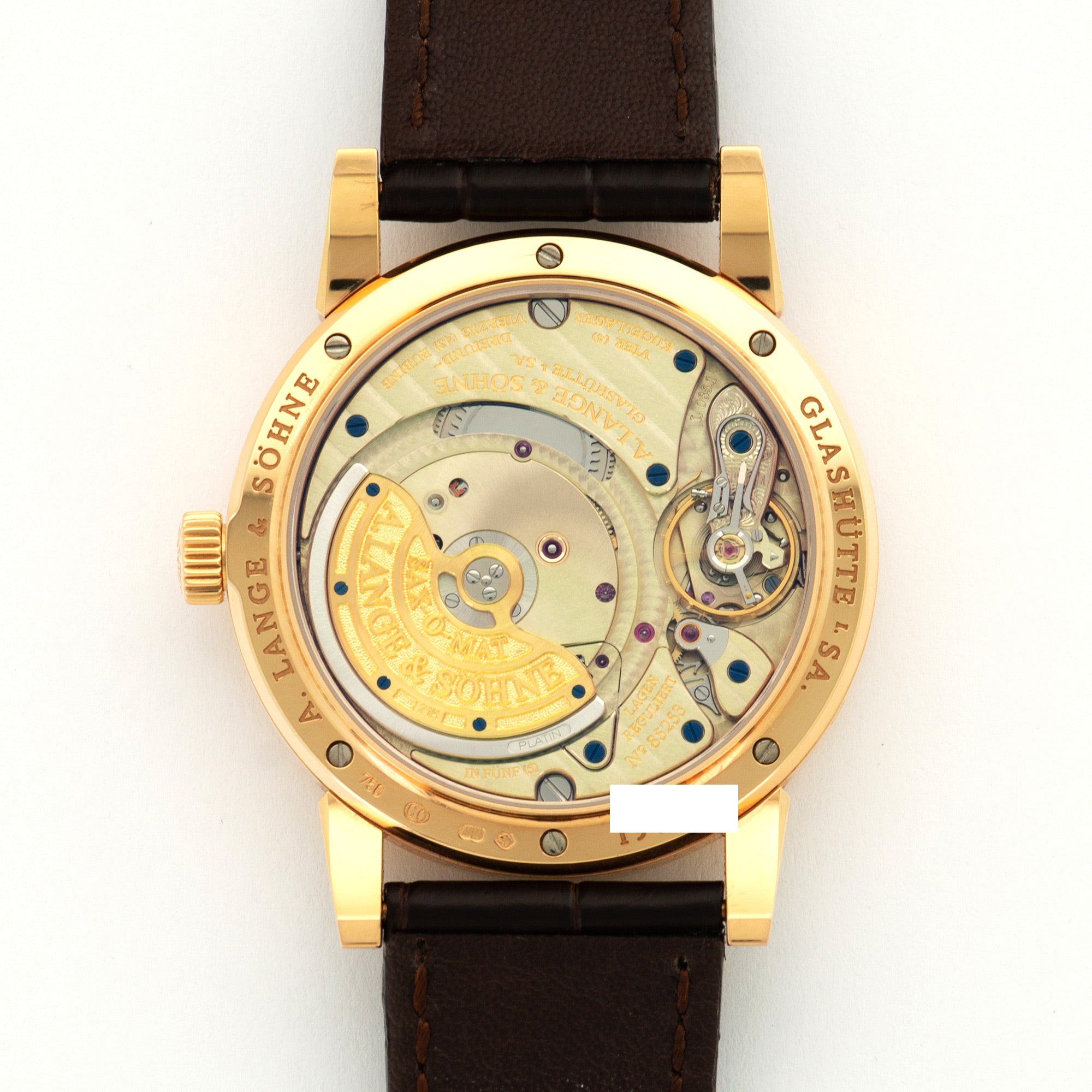 A. Lange & Sohne - A. Lange & Sohne Rose Gold Saxonia Annual Calendar Watch Ref. 330.032 - The Keystone Watches