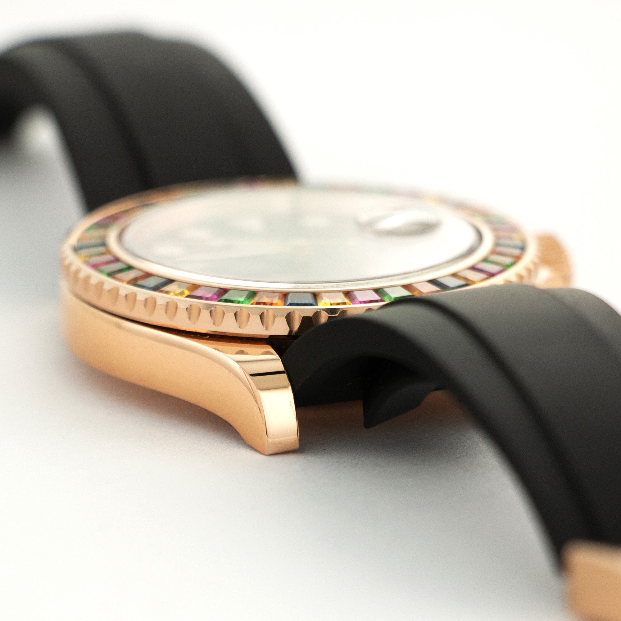 Rolex - Rolex Rose Gold Yacht-Master Rainbow Watch Ref. 116695 - The Keystone Watches